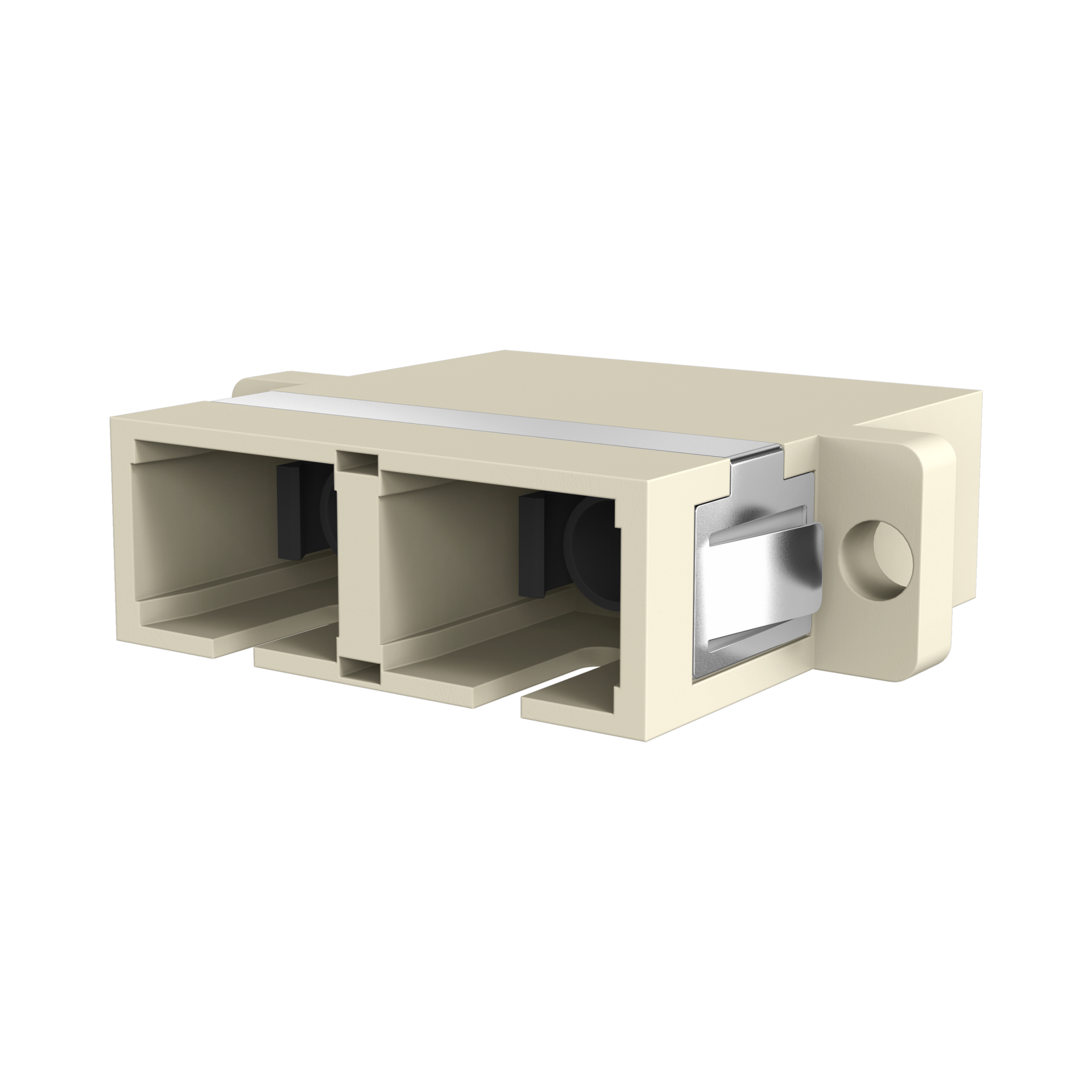 Adapter  SC Duplex OM1-2 beige 