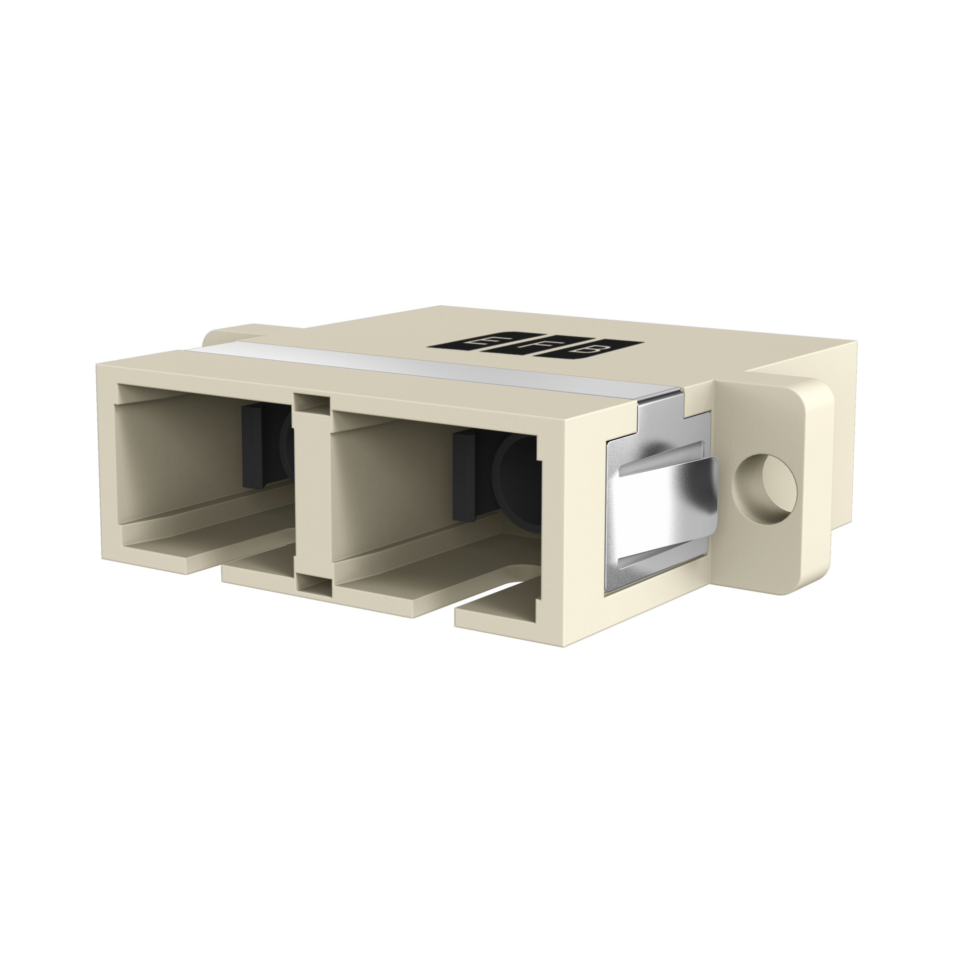 Adapter  SC Duplex OM1-2 beige