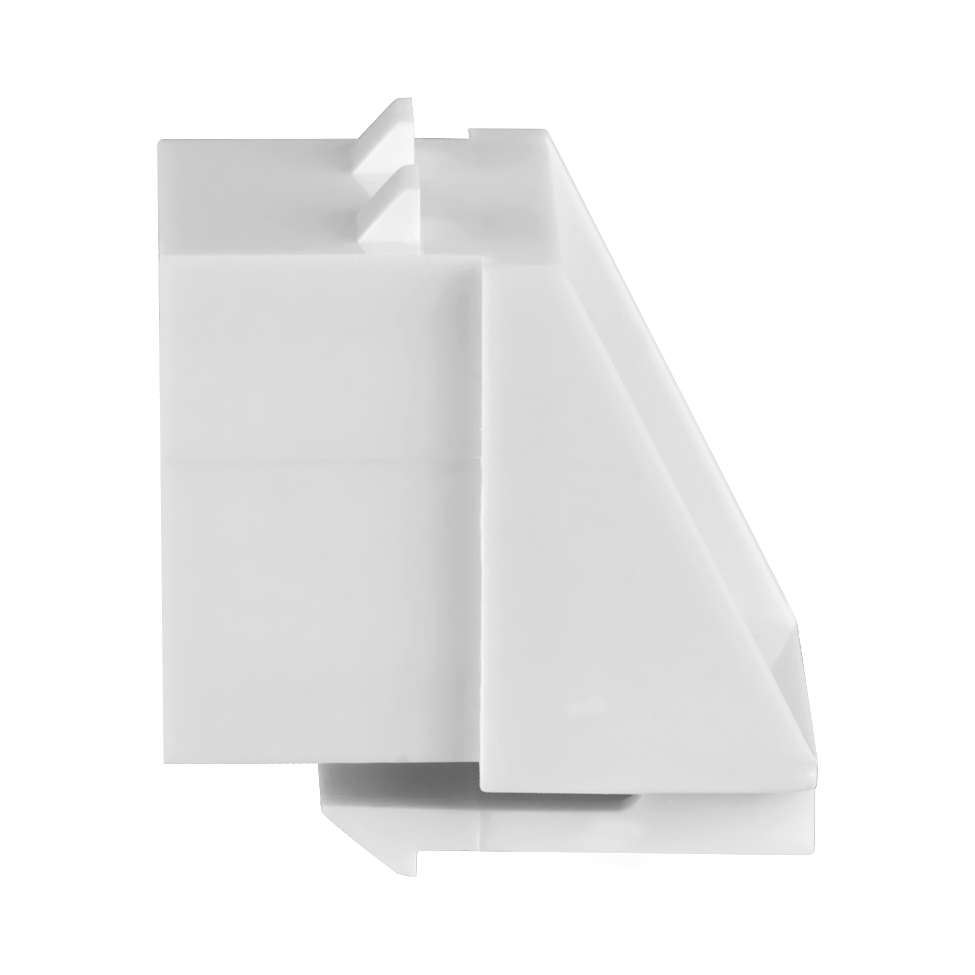Blindeinsatz RJ45 weiß RAL9010, für Keystoneausbrüche, VPE 100