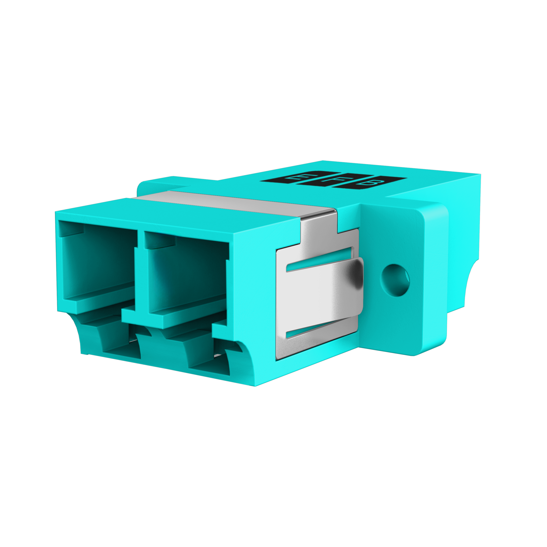 Adapter  LC Duplex OM3 aqua