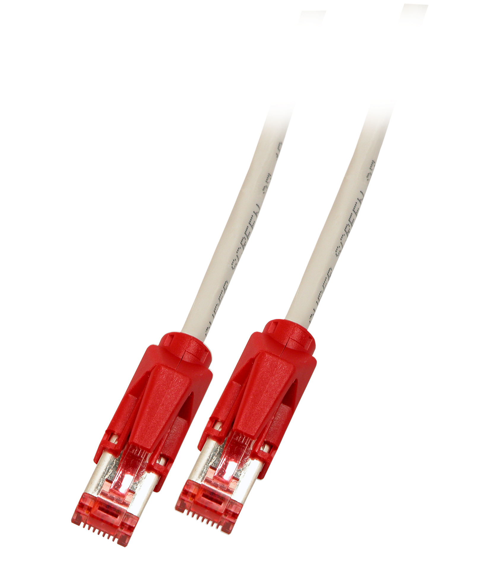 RJ45 Crossover Patch cable S/FTP, Cat.6, TM21, UC900, 0,5m, grey