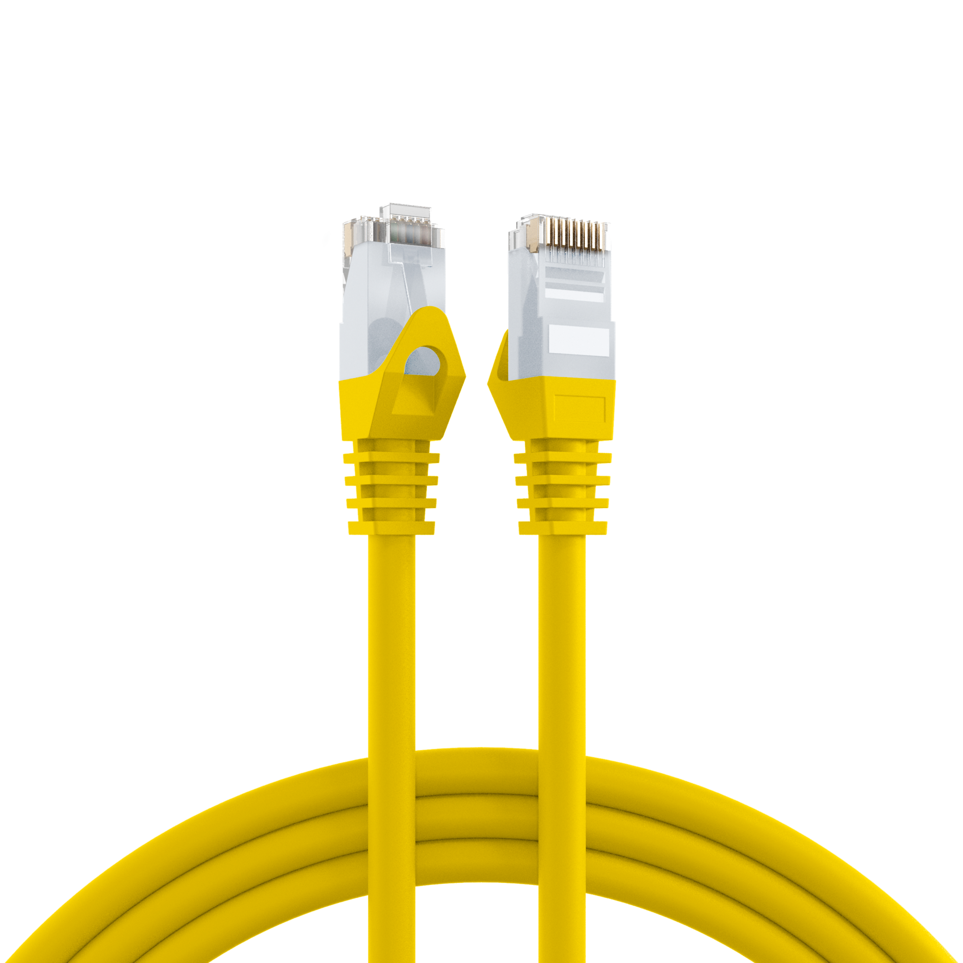 RJ45 Patch Cord Cat.6 U/UTP LSZH CCA yellow 3m