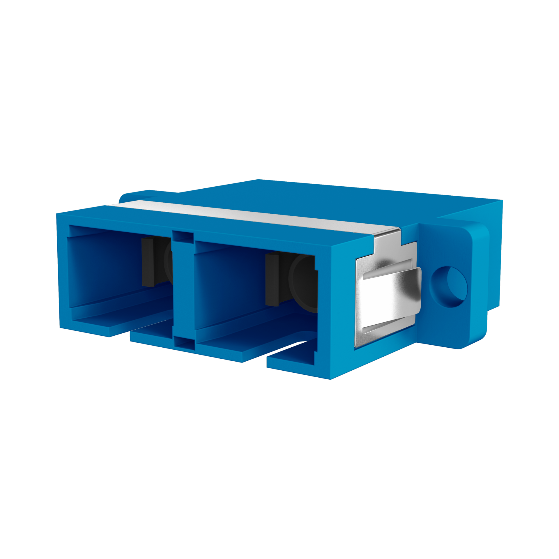 Adapter  SC Duplex OS2 blue 