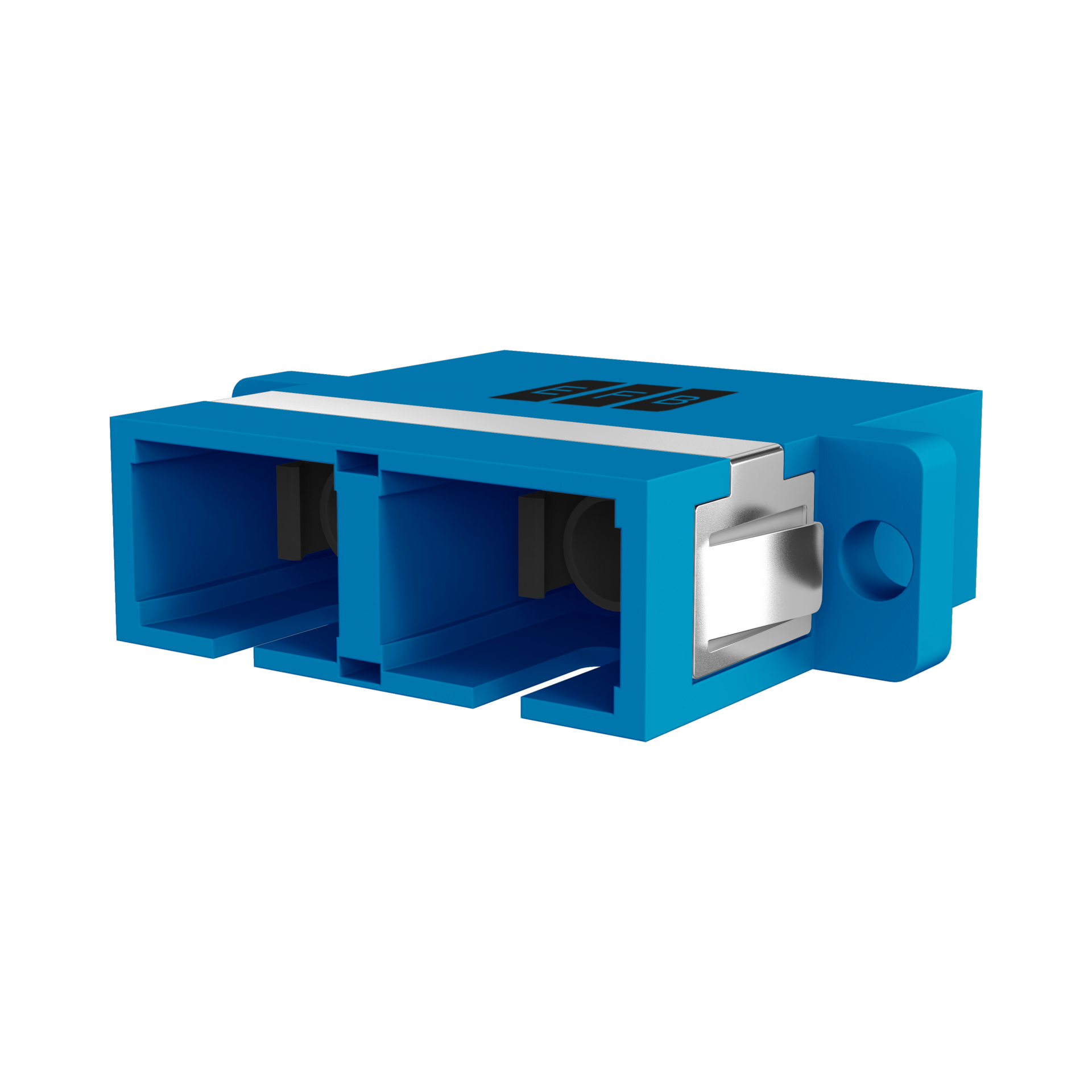 Adapter  SC Duplex OS2 blue