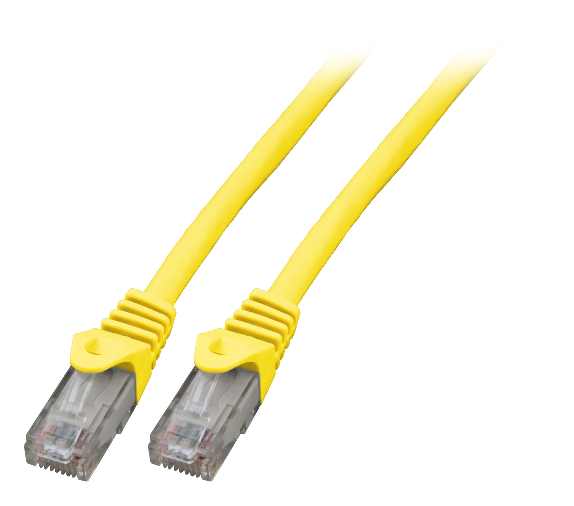 RJ45 Patch Cord Cat.5e U/UTP LSZH CCA AWG24/7 yellow 0,5m