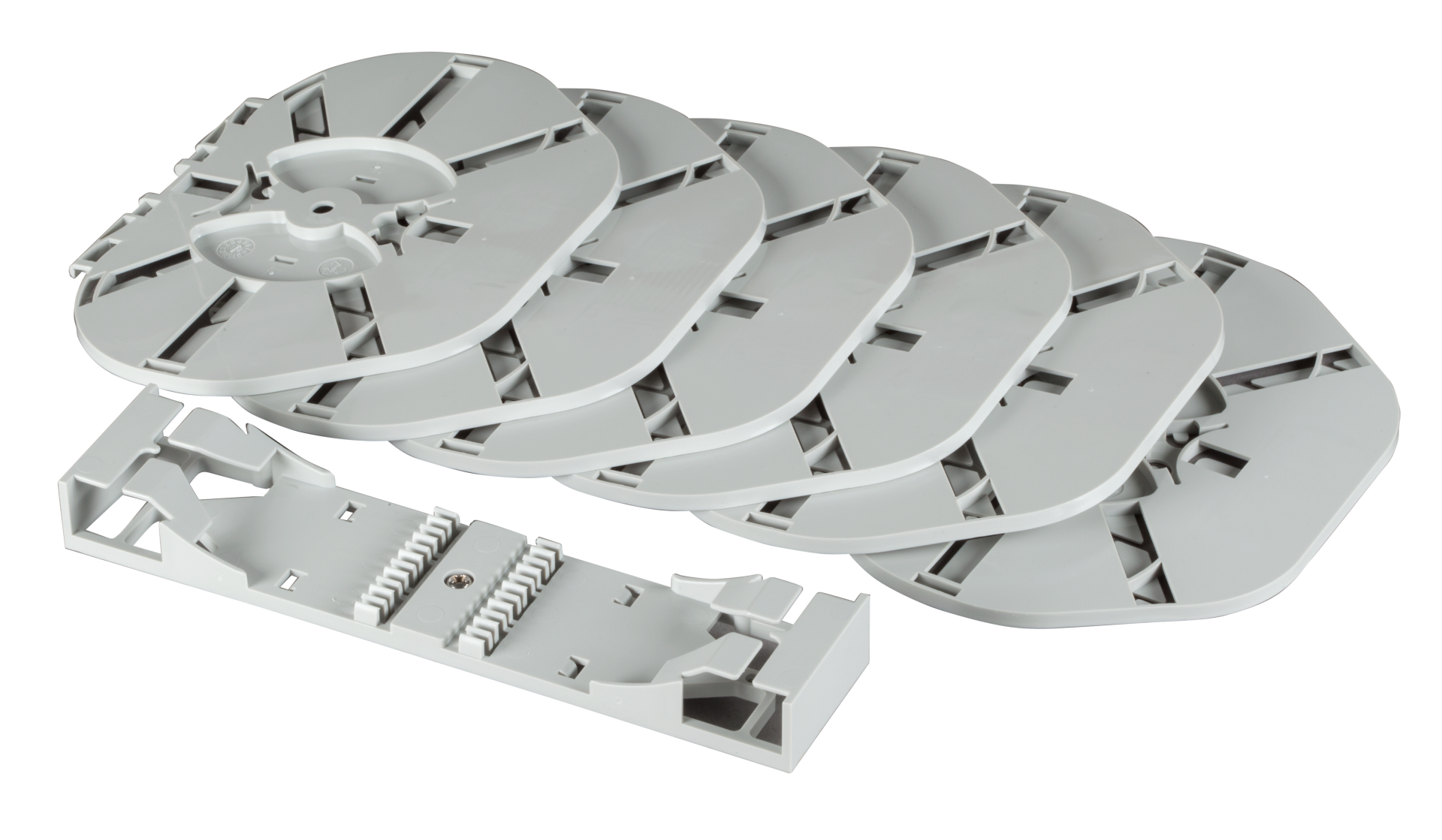 Accessories Splice cassettes Heat 4 cassettes, (4x24) 6mm high