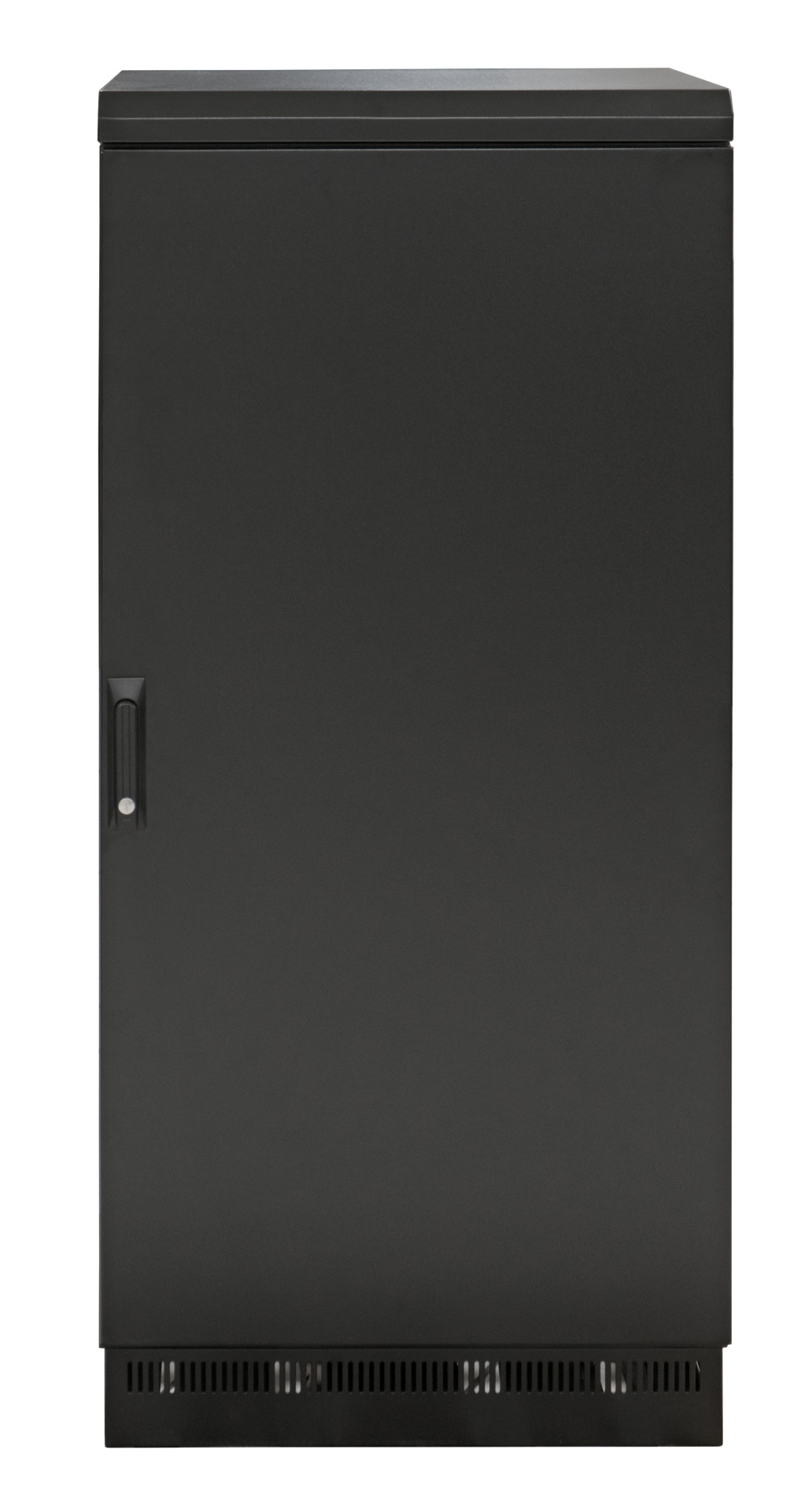 19" Network Cabinet 42U 600x600, IP55, with Pre-Assembled Plinth, RAL9005