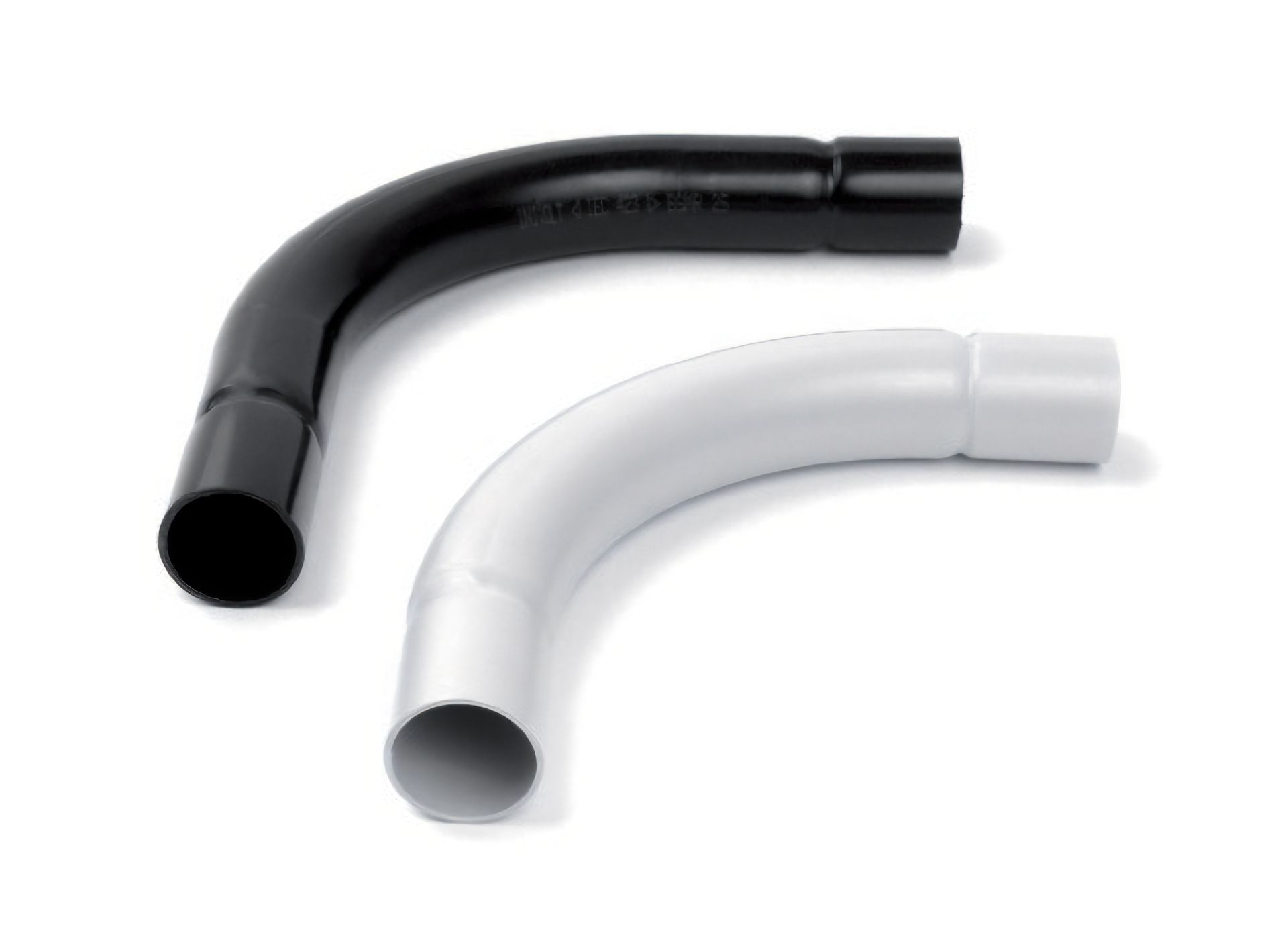 40mm bend 90° halogen-free grey