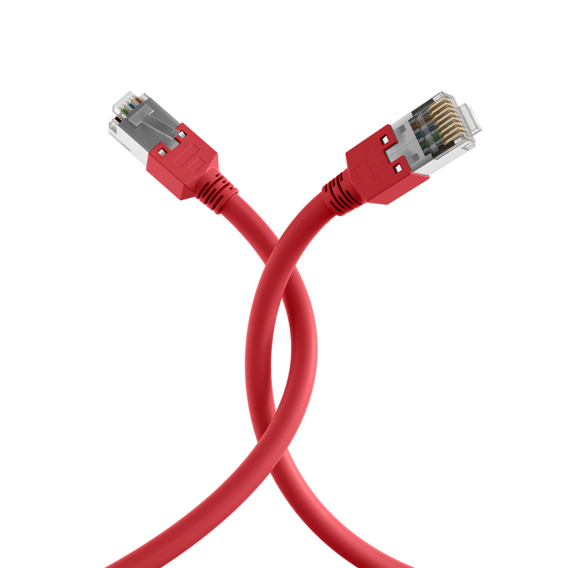 RJ45 Patch Cord Cat.5e S/UTP PVCDätwyler 5502 TM11 red 10m