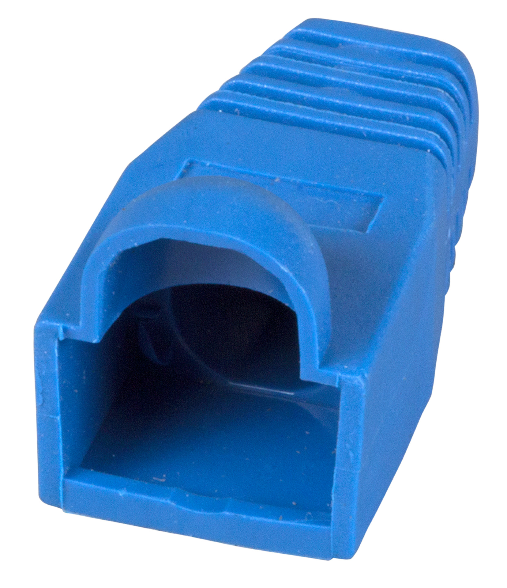 Anti-Kink sleeve RJ45 Blue, with Latch Protection, 100 Pcs.