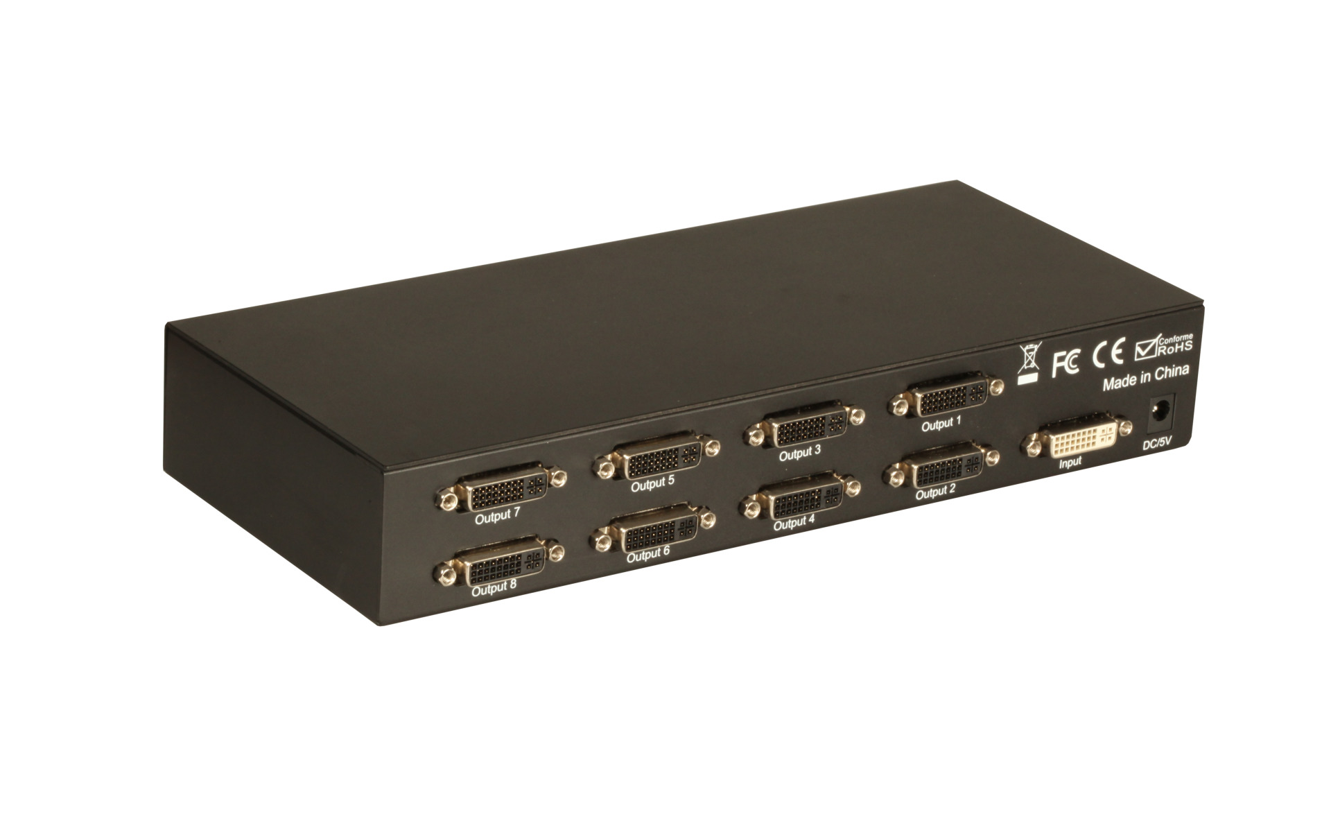 DVI Monitor-Splitter 8-Port support HDCP