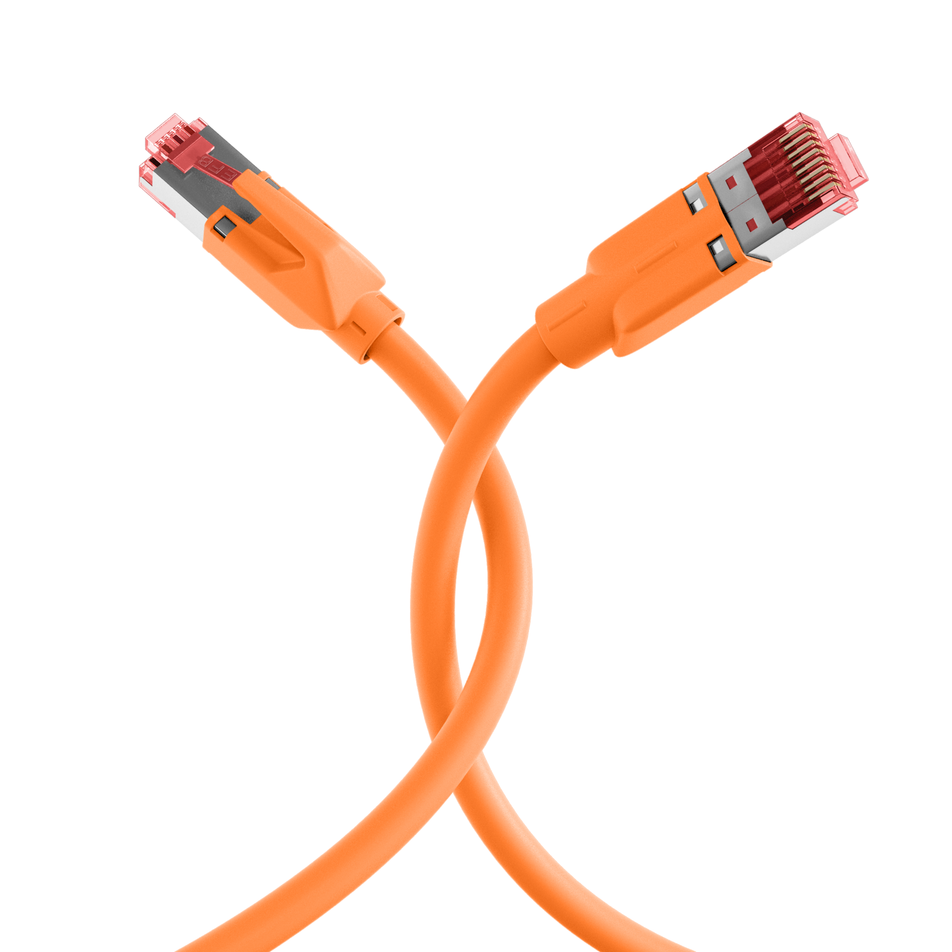 RJ45 Patch Cord Cat.6A S/FTP LSZH Dätwyler 7702 TM21 orange