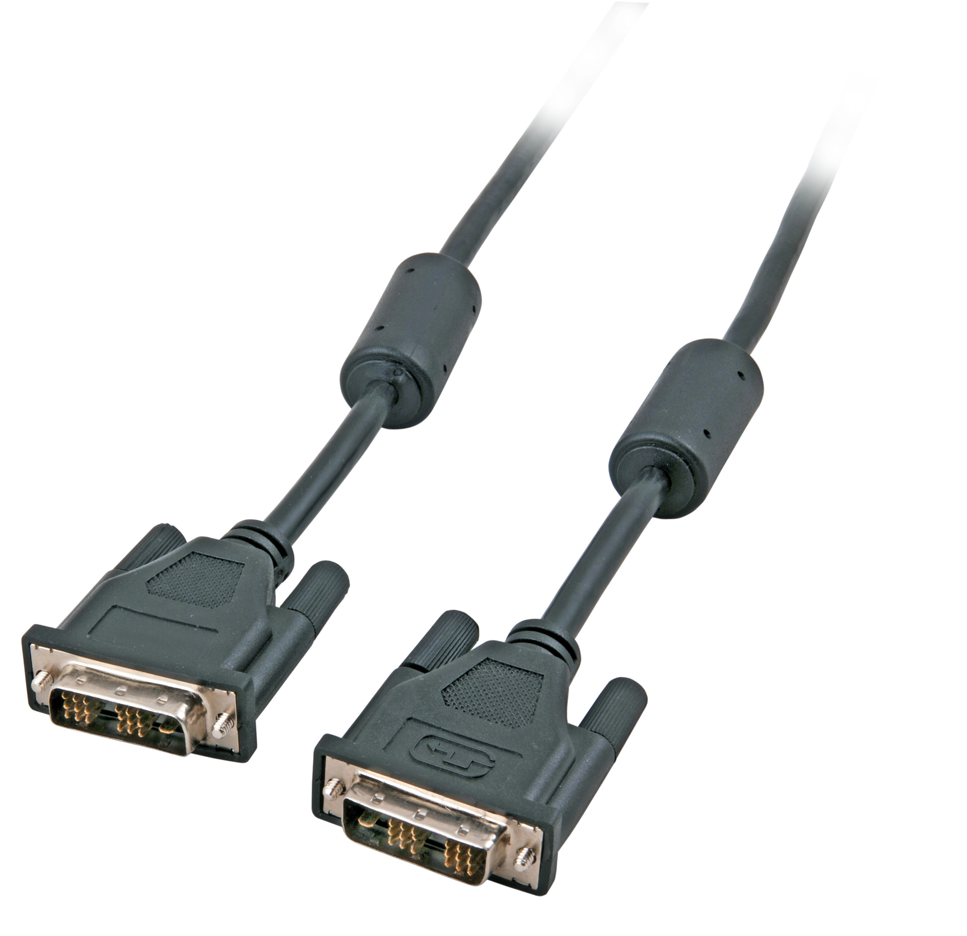 DVI-D Single Link Cable, 2x DVI-D 18+1, M-M, AWG 30, 2,0m, black