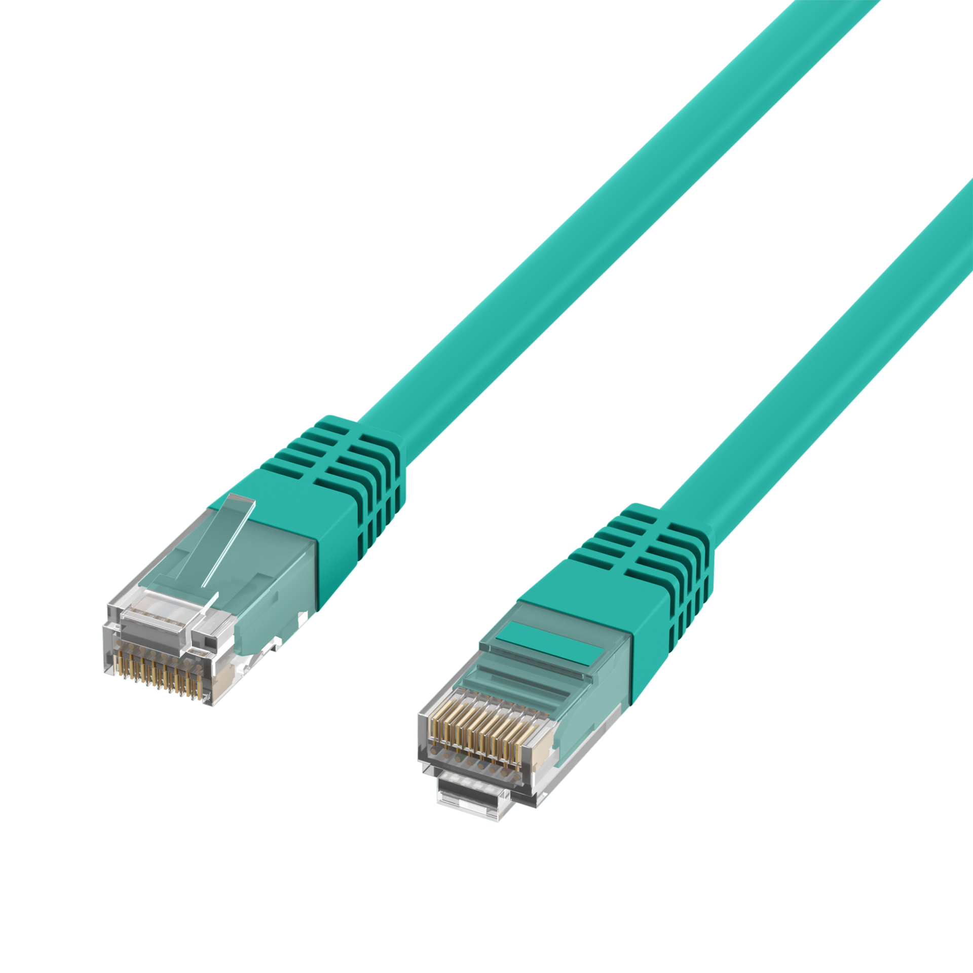 RJ45 Patch Cord Cat.5e U/UTP PVC CCA green 20m