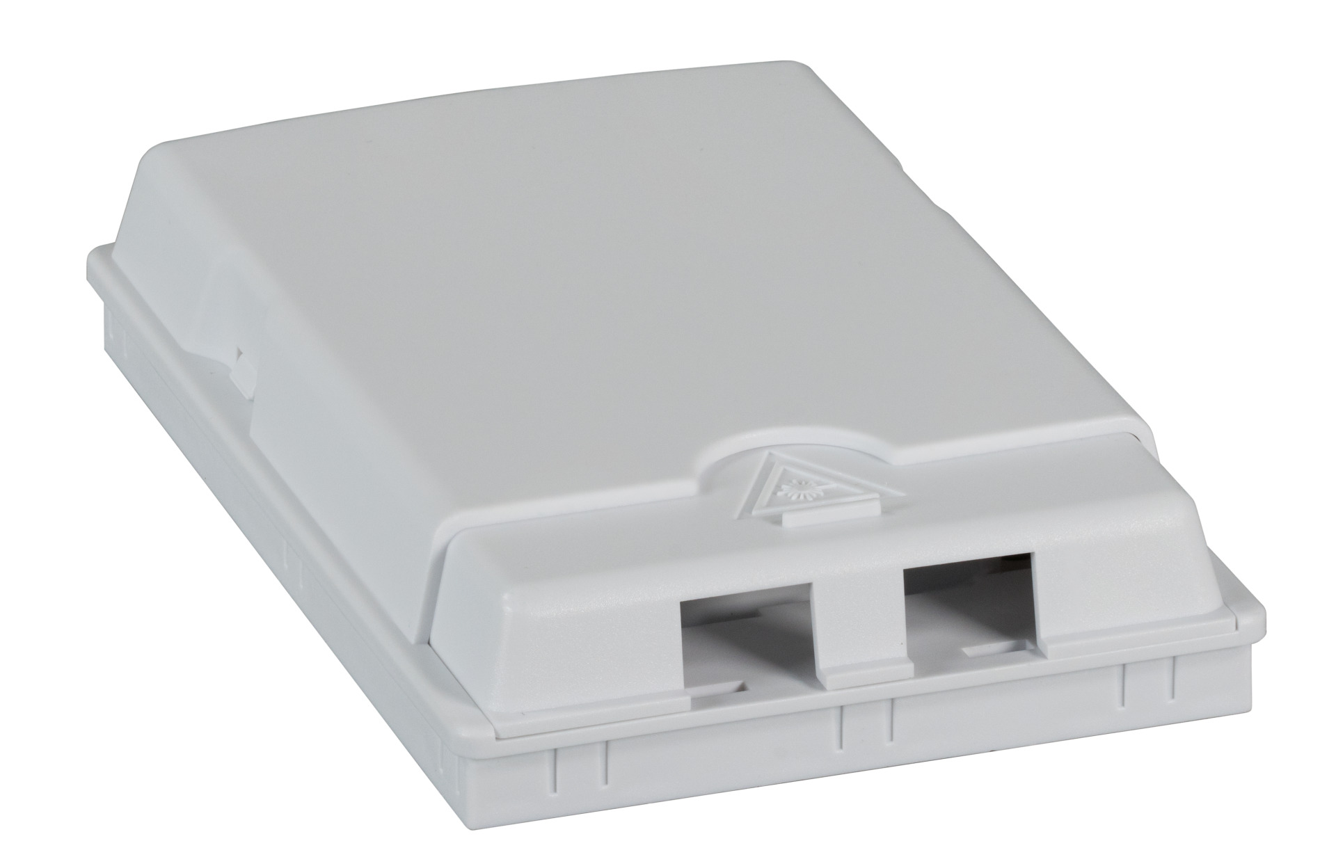 FTTH Indoor Connectionbox for 2fiber, 2adapter, connector protection