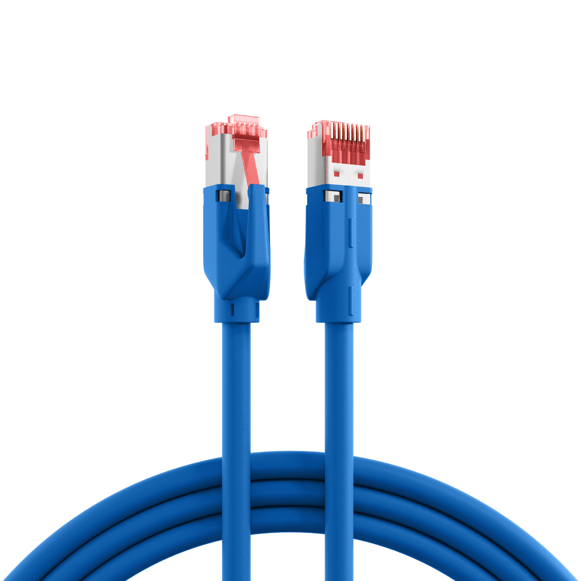 RJ45 Patch Cord Cat.6A S/FTP Dätwyler 7702 TM21 blue 30m