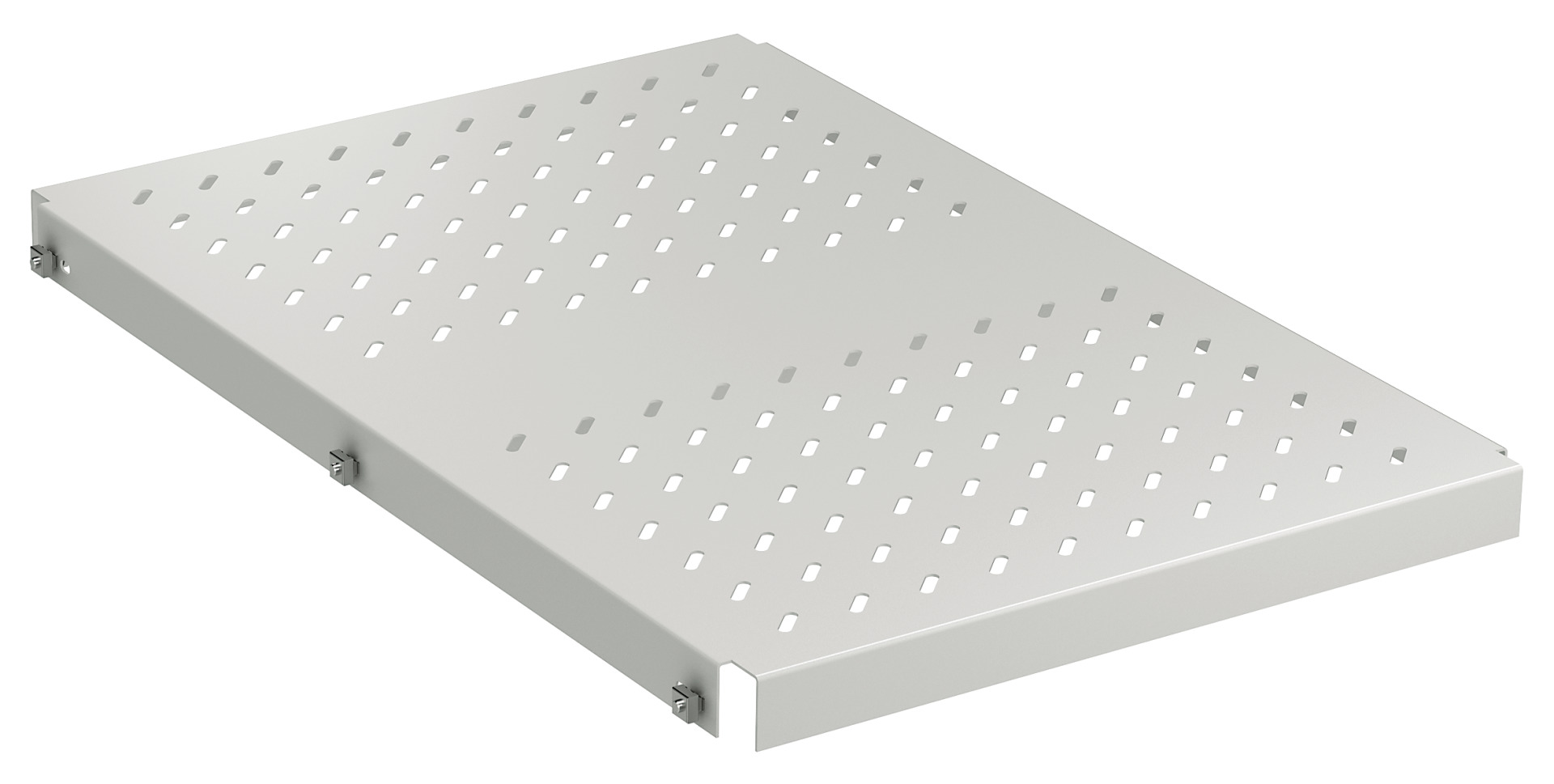 Heavy-Duty Shelf, Fixed, 6 x Side Mounting, 200 kg, RAL7035