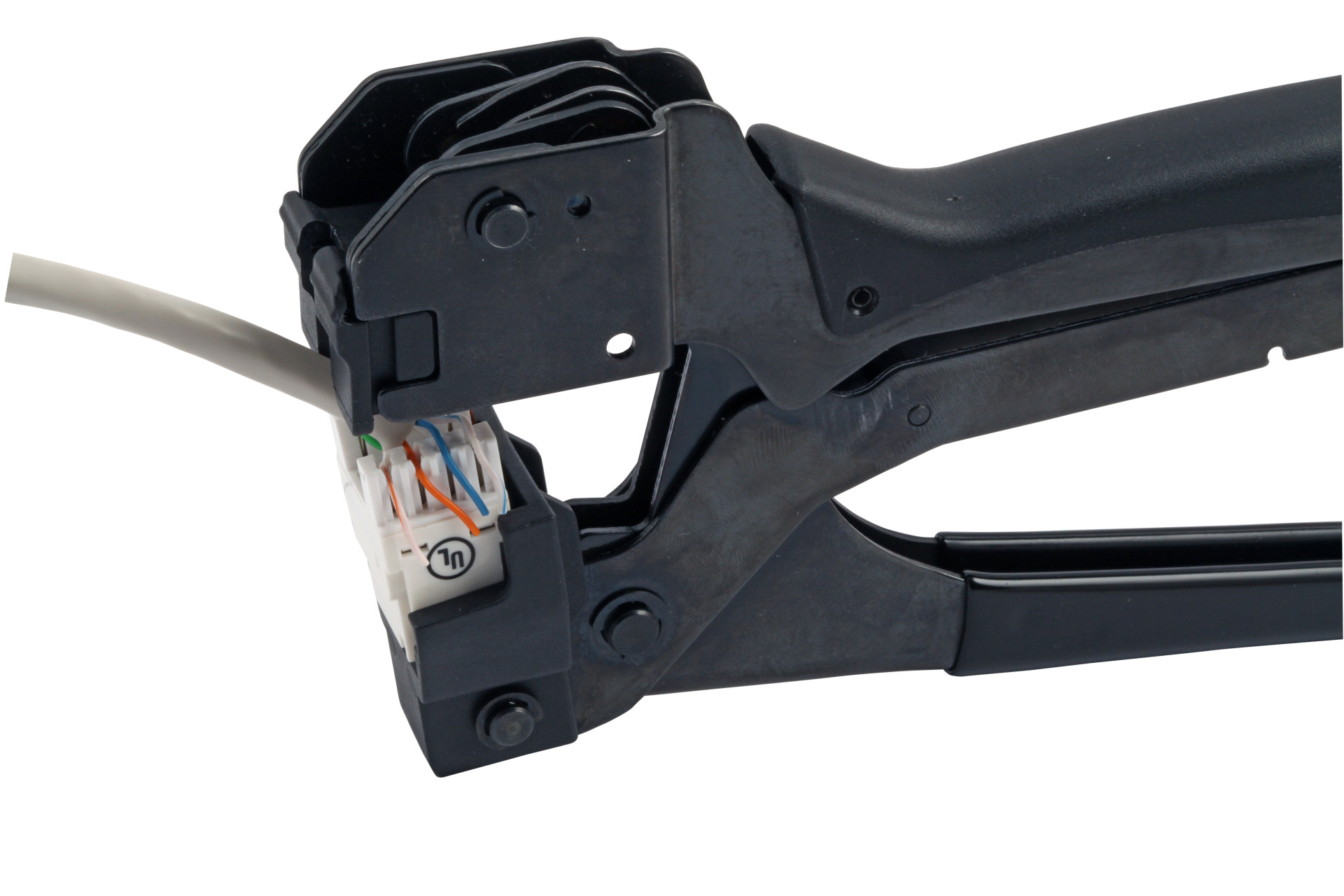 Crimping tool for UTP Keystones