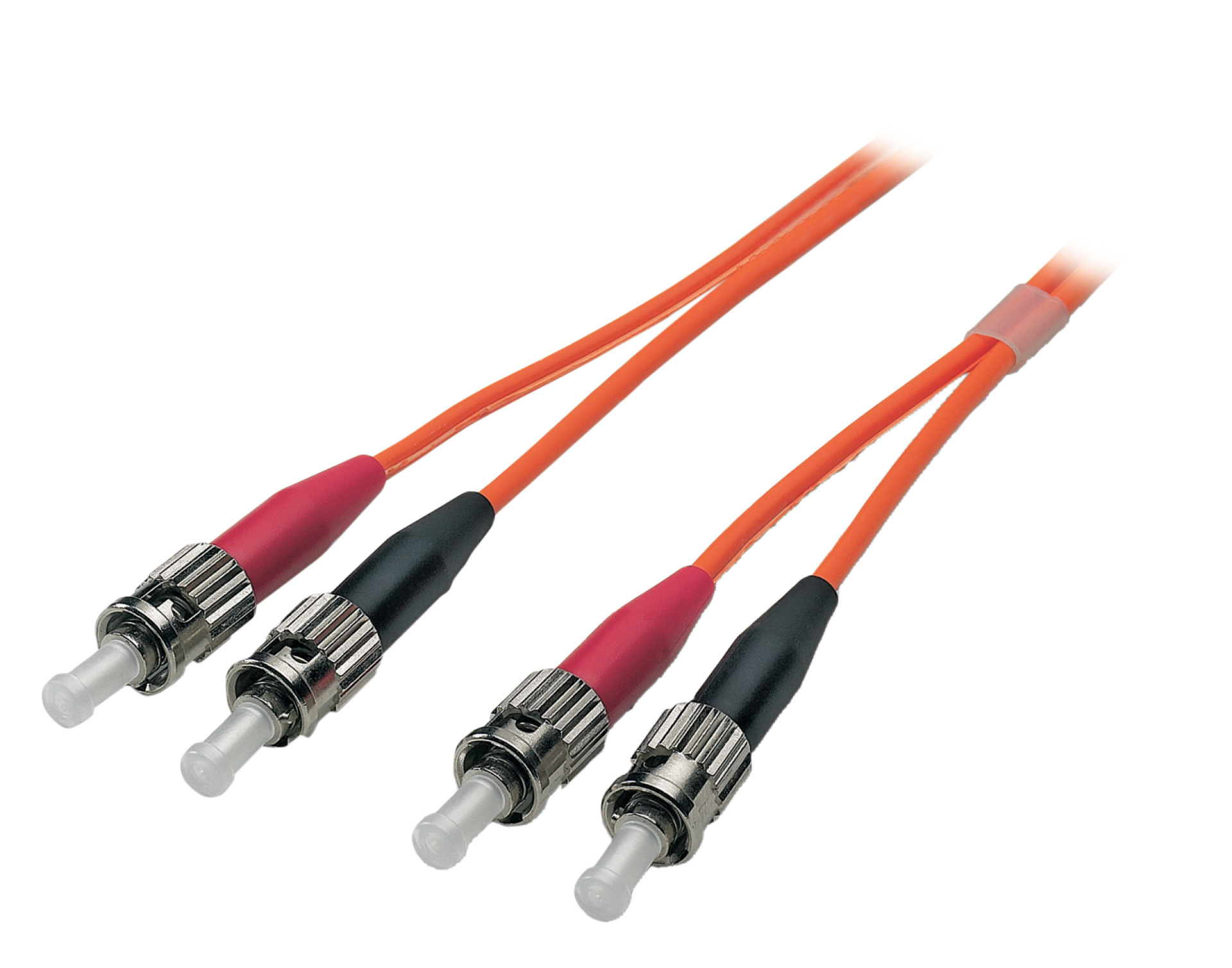 Duplex Jumper ST-ST 50/125µ, OM2, LSZH, orange, 3.0mm, 7.5m