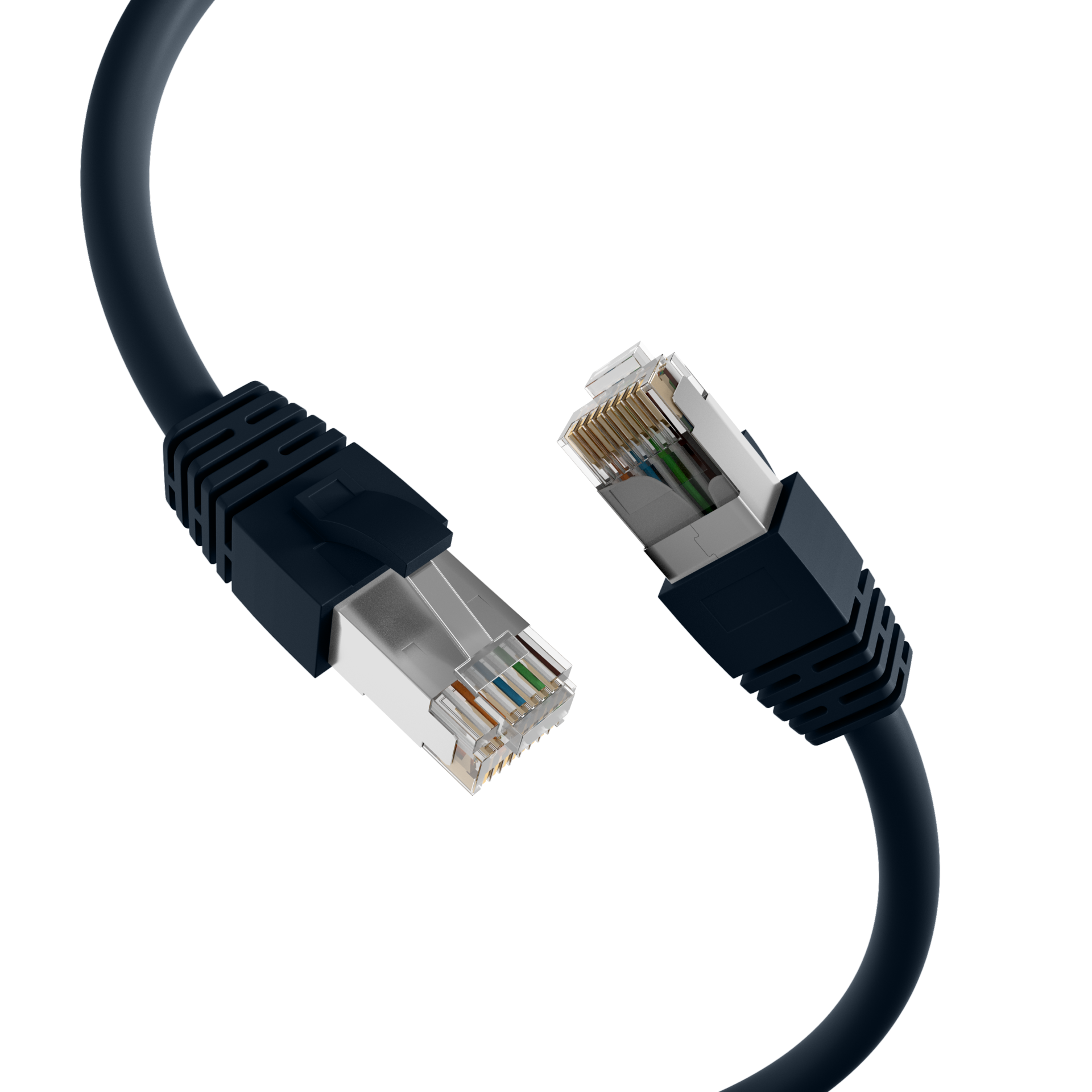 RJ45 Patch Cord Cat.8.1 S/FTP LSZH BC black 7,5m