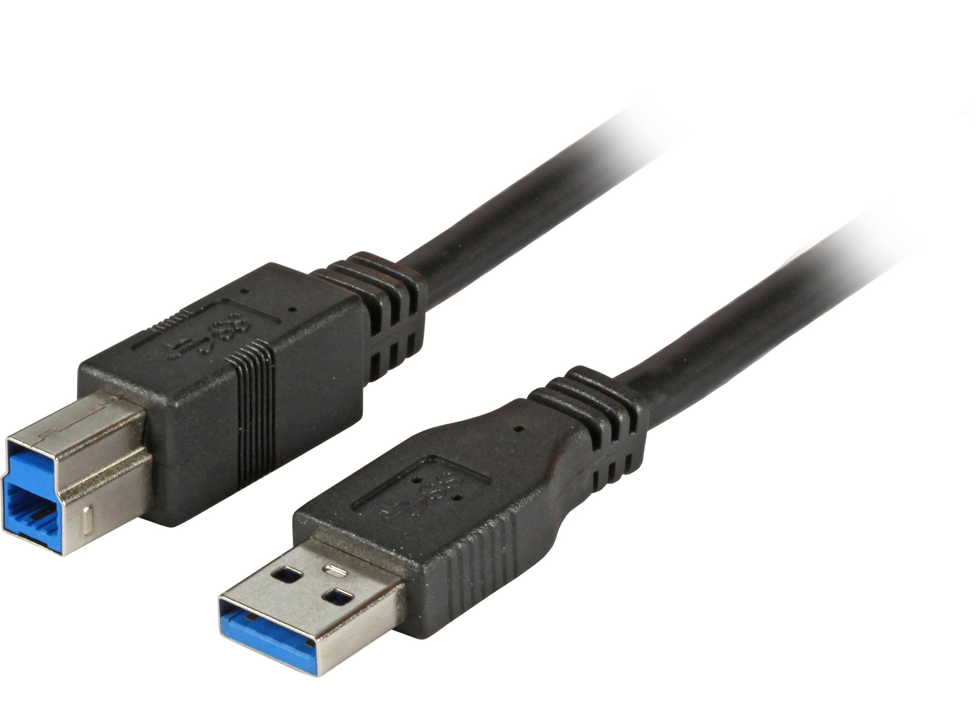 USB3.0 Connection Cable A-B, M-M, 5.0m, black, Premium