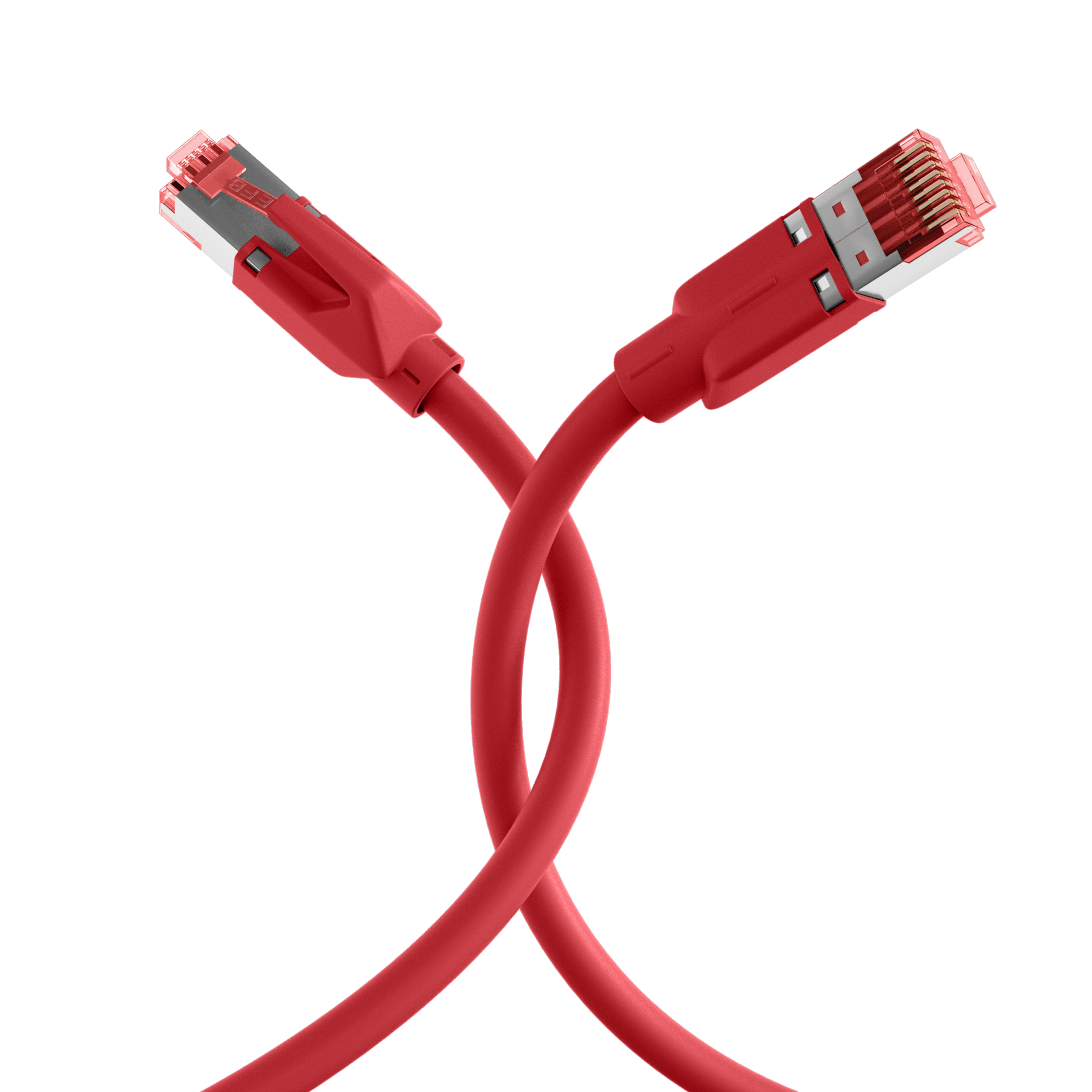 RJ45 Patch Cord Cat.6A S/FTP LSZH Draka UC900 TM21 red