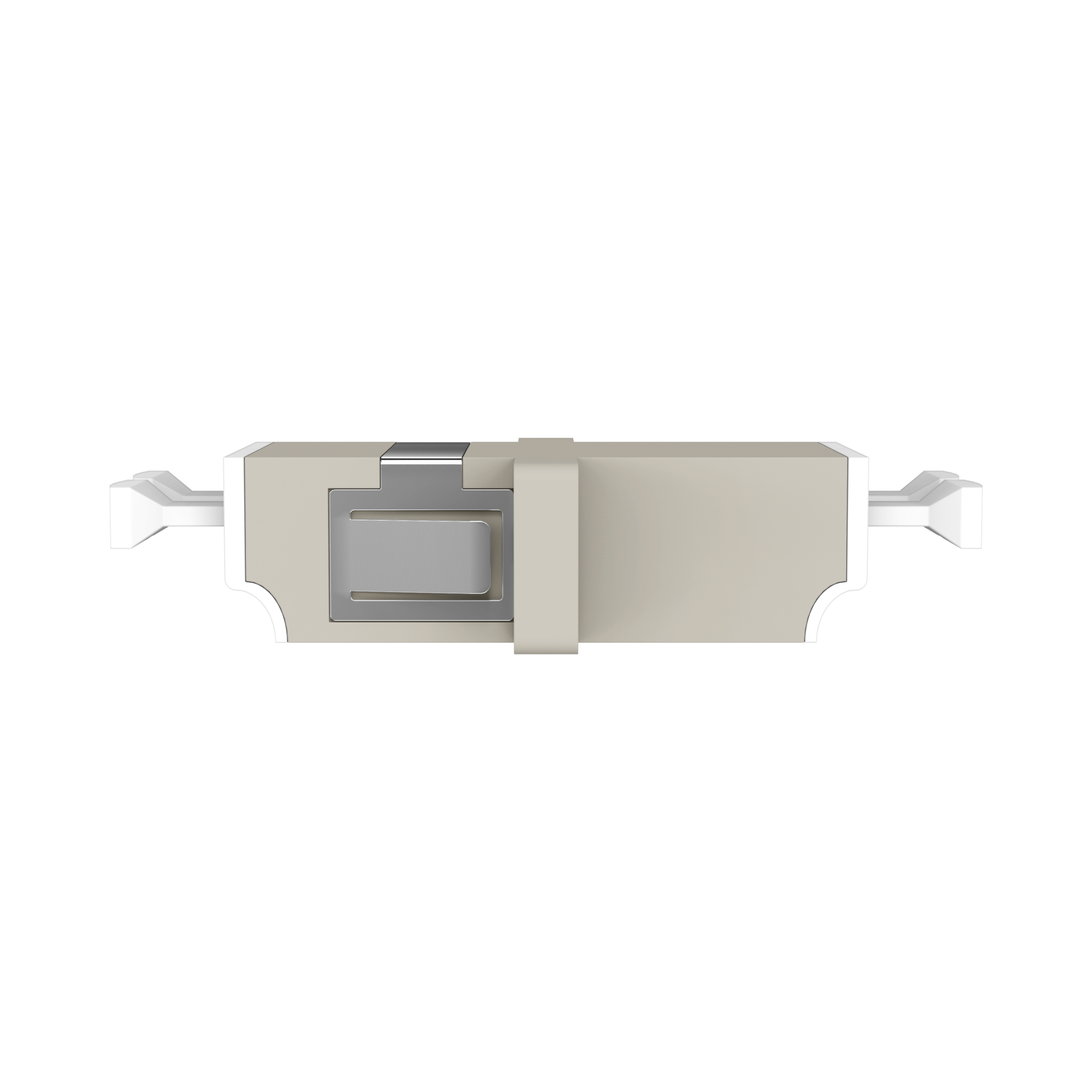 Adapter  LC Duplex OM1-2 beige 