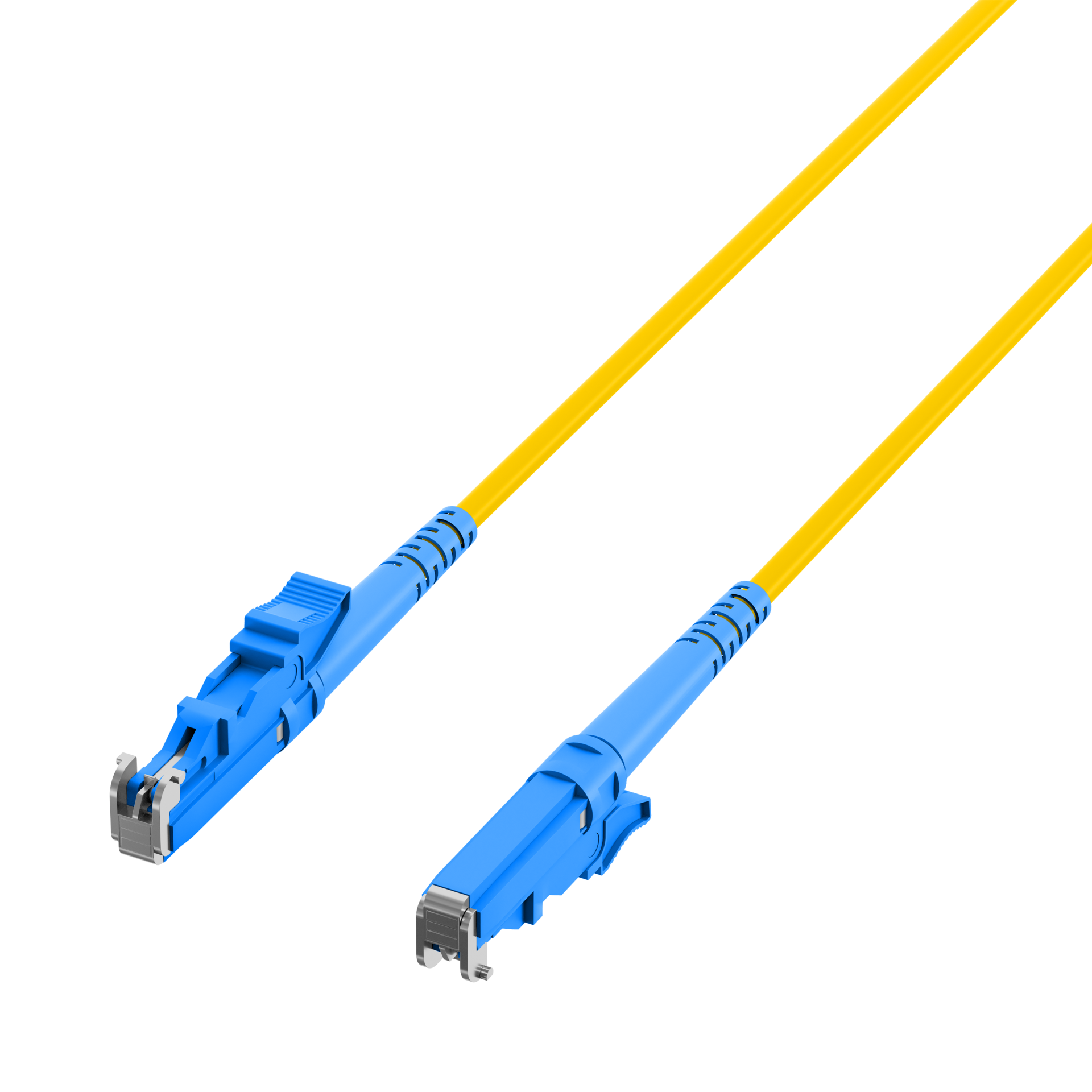 Simplex Fiber Optic Patch Cable E2000®-E2000® OS2 10m 3,0mm Yellow 9/125µm
