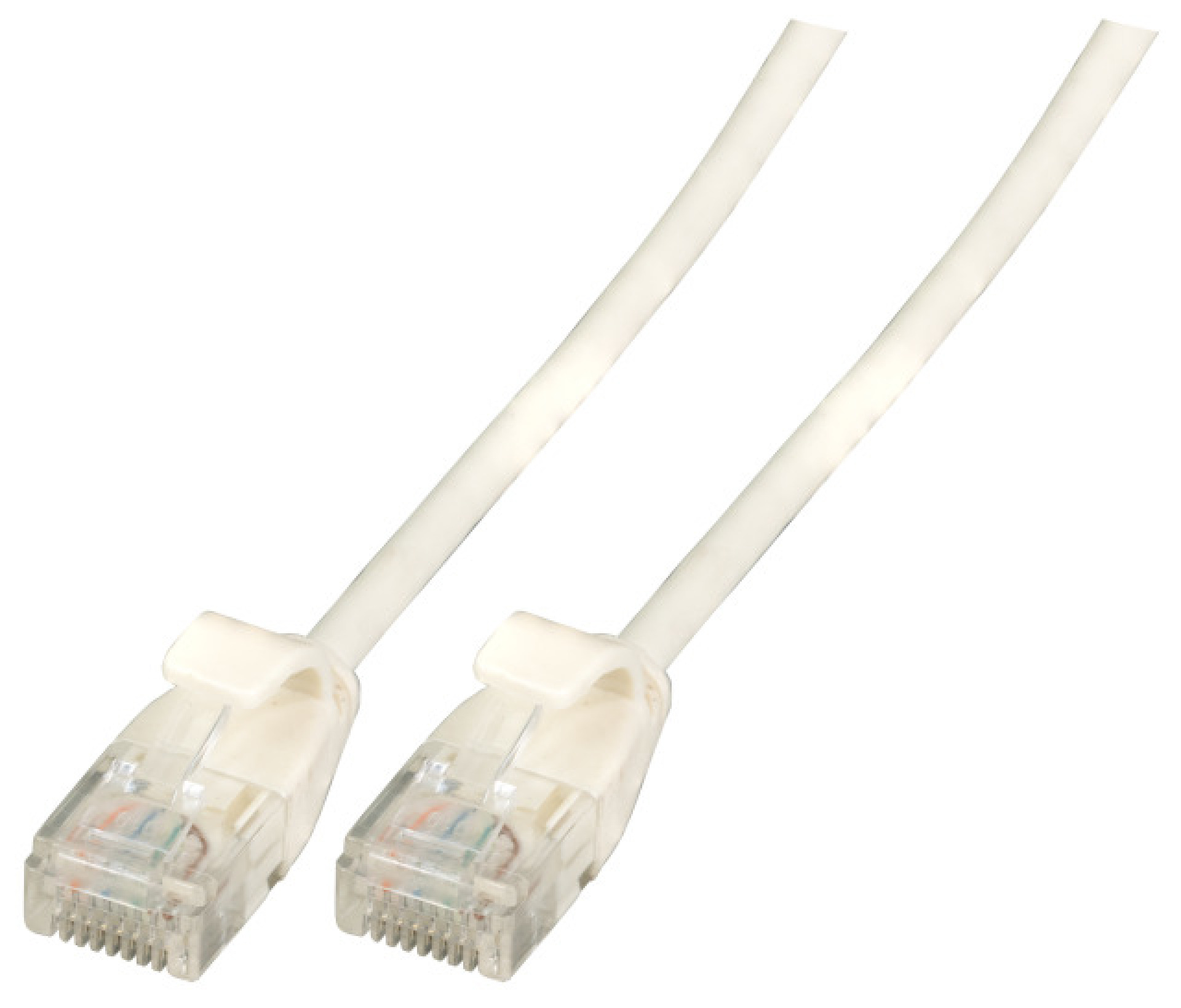 Patch Cable Slim Cat6 U/UTP LSZH White 1,5m OD = 4 mm  AWG28 7/0.12 BC
