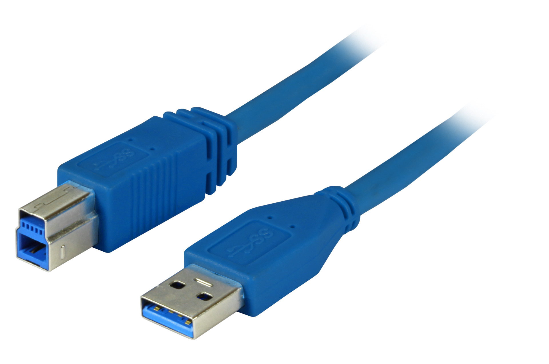 USB3.0 Connection Cable A-B, M-M, 1.0m, black, Classic