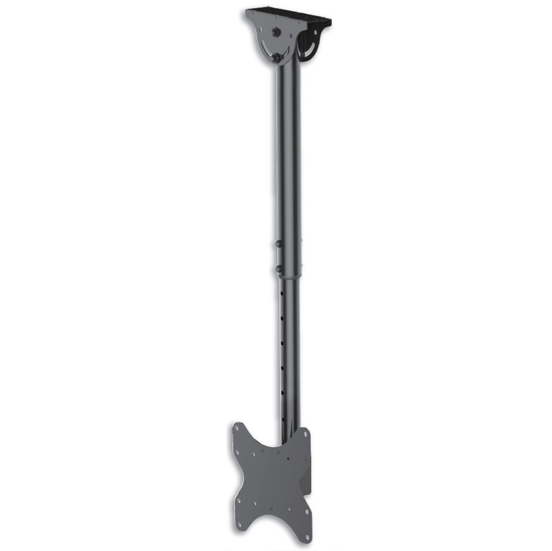 Telescopic universal  ceiling support for 1 LED LCD TV 23"- 42", long arm