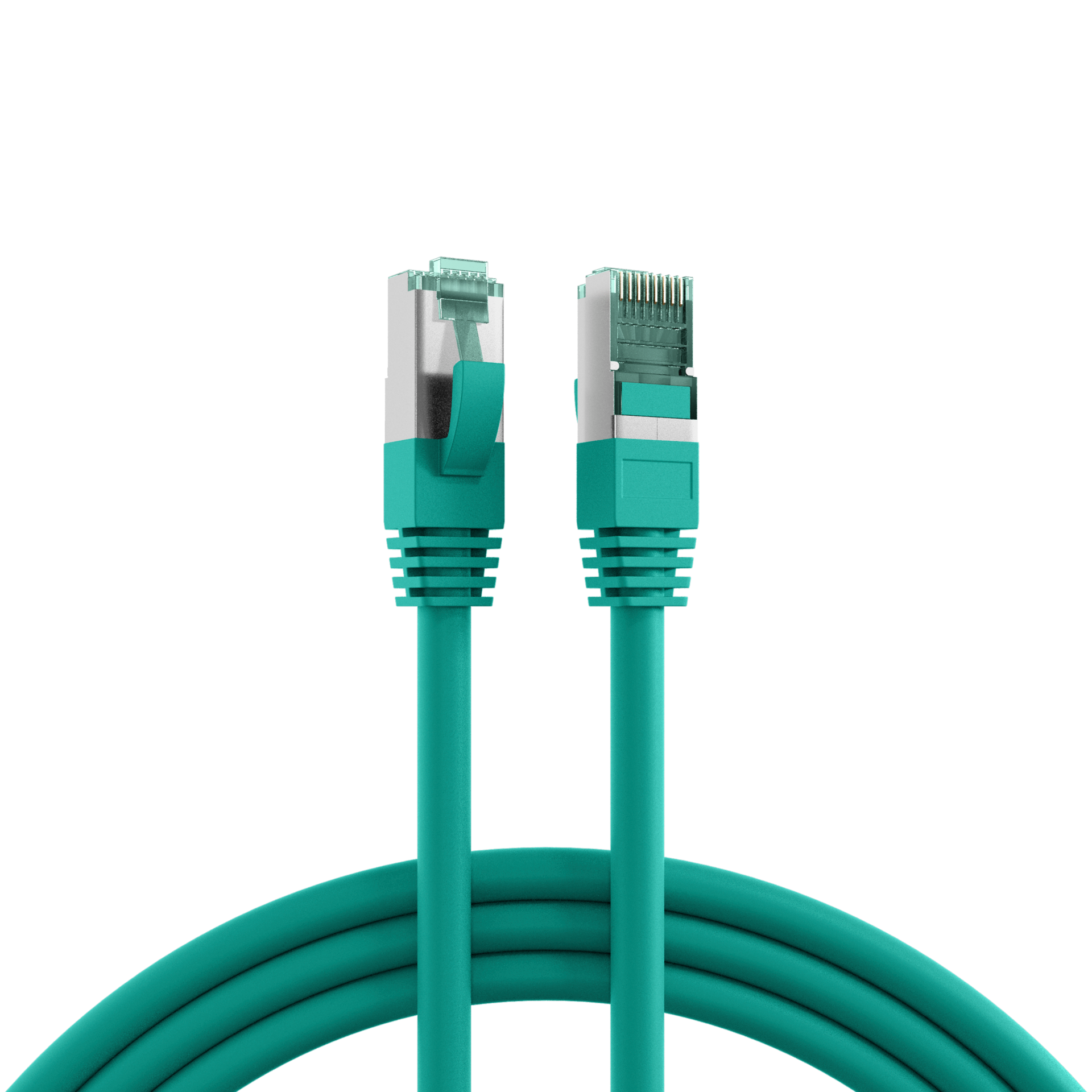 RJ45 Patch Cord Cat.6A S/FTP LSZH green 5m