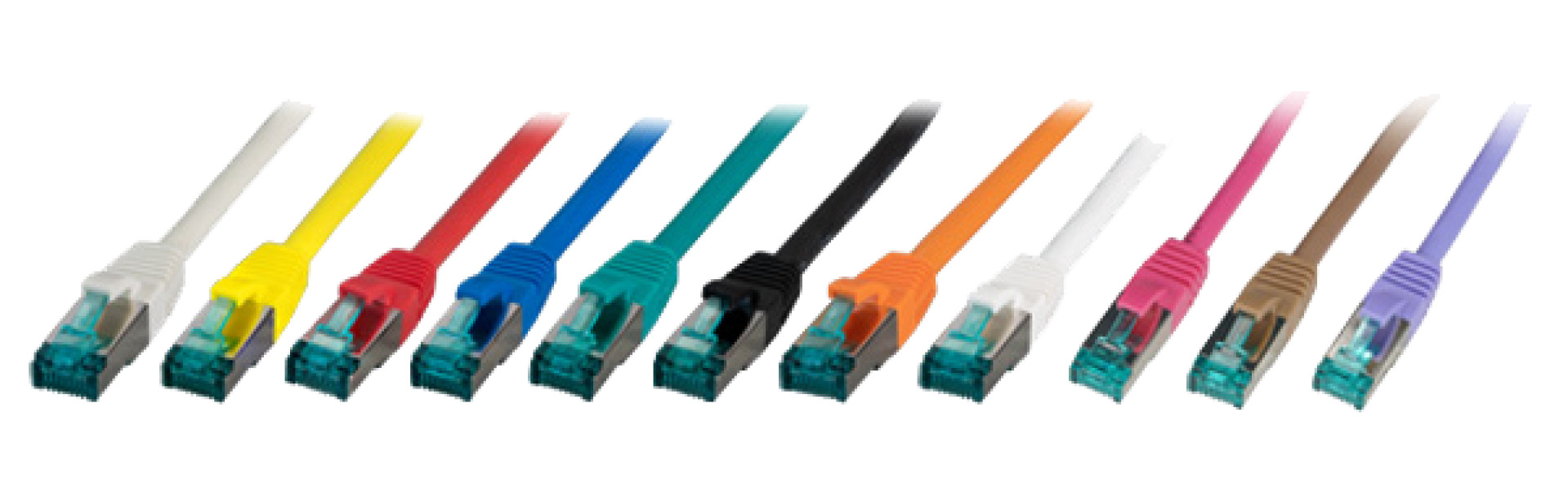 RJ45 Patch cable S/FTP, Cat.6A, LSZH, 0.15m, grey