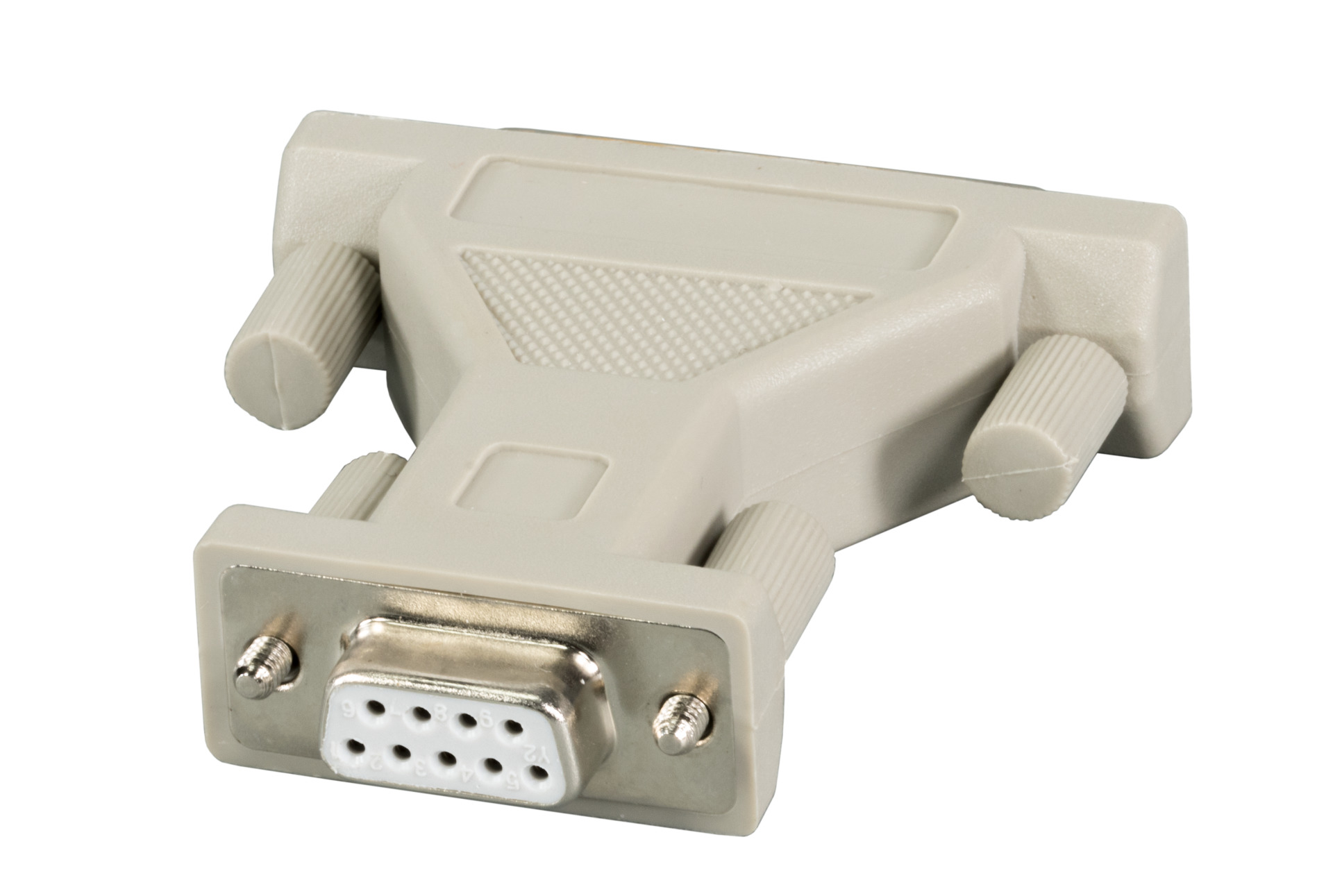 Adapter, DSub 9 to DSub 25, F-M, beige