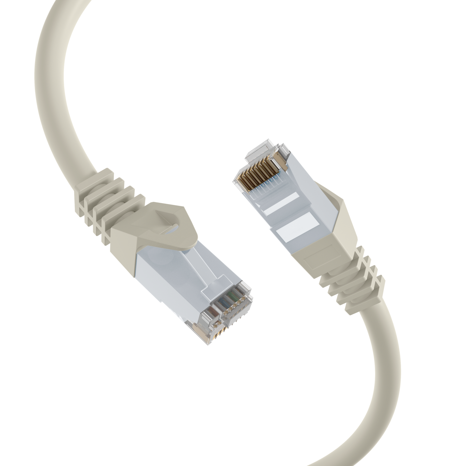 RJ45 Patch Cord Cat.6 U/UTP LSZH CCA grey 30m