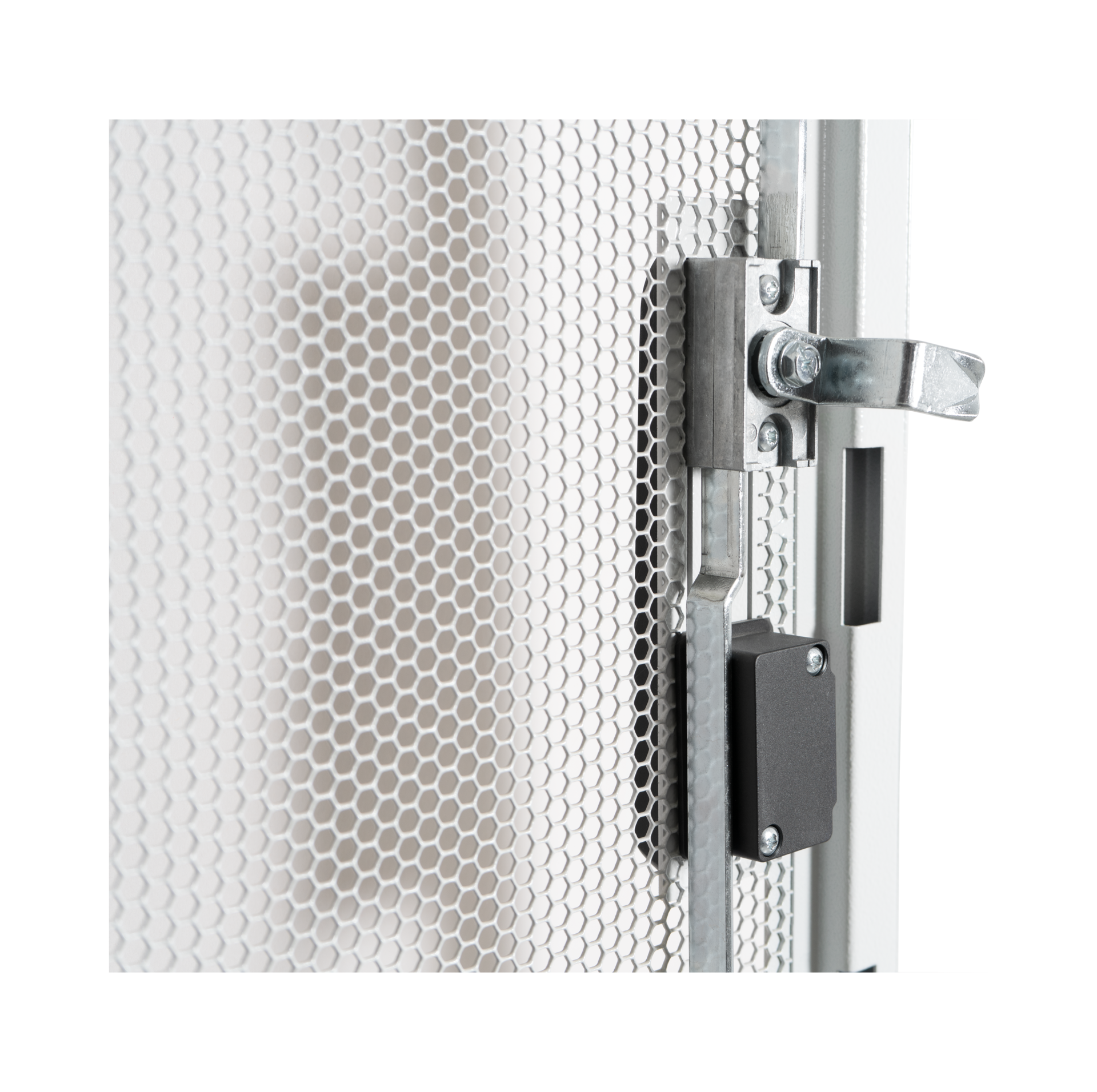 Door for ESV 47HE, W=800, perforated steel, 1-piece, RAL7035
