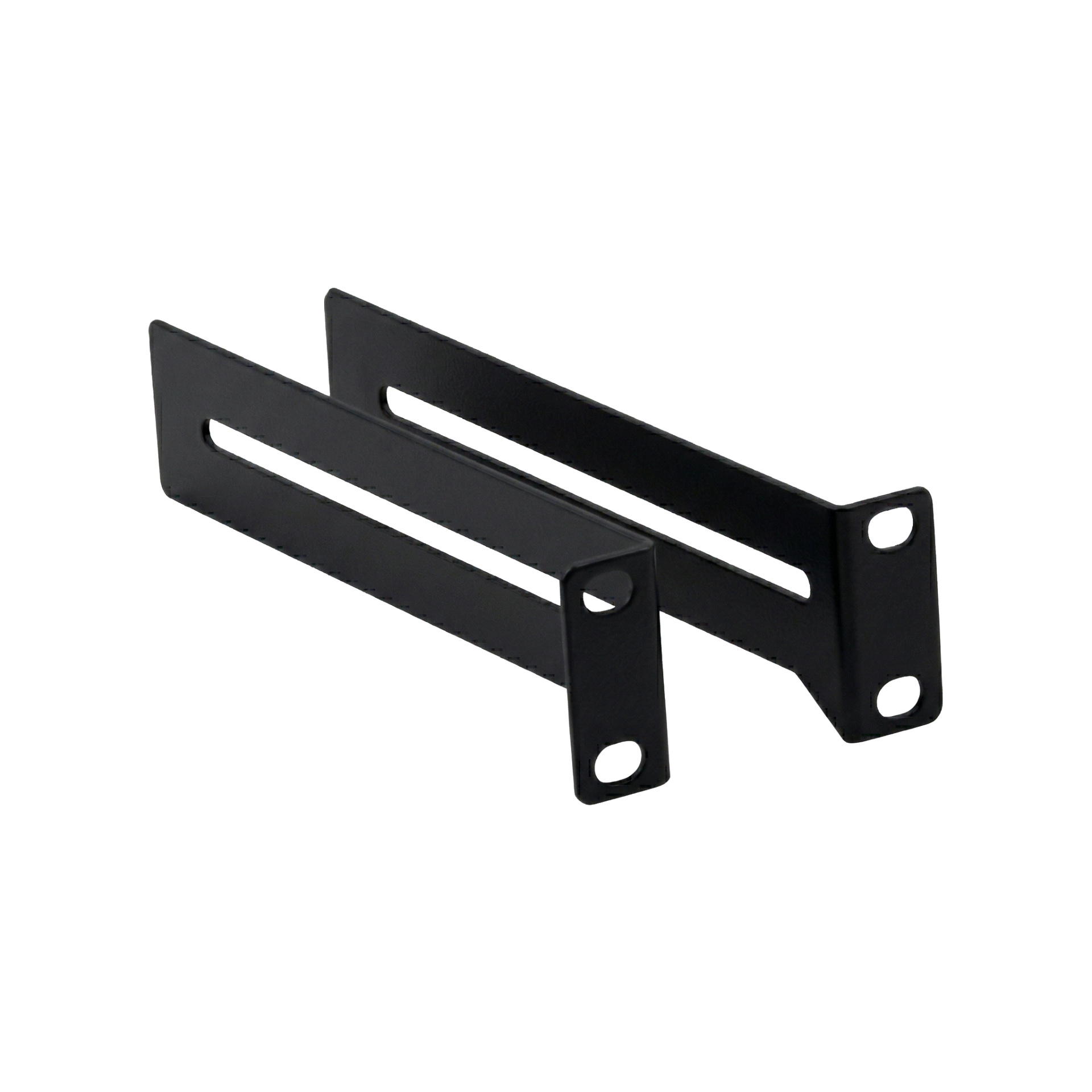 Brackets Set for Shelves 1/2/3U, 2 Pieces, RAL9005