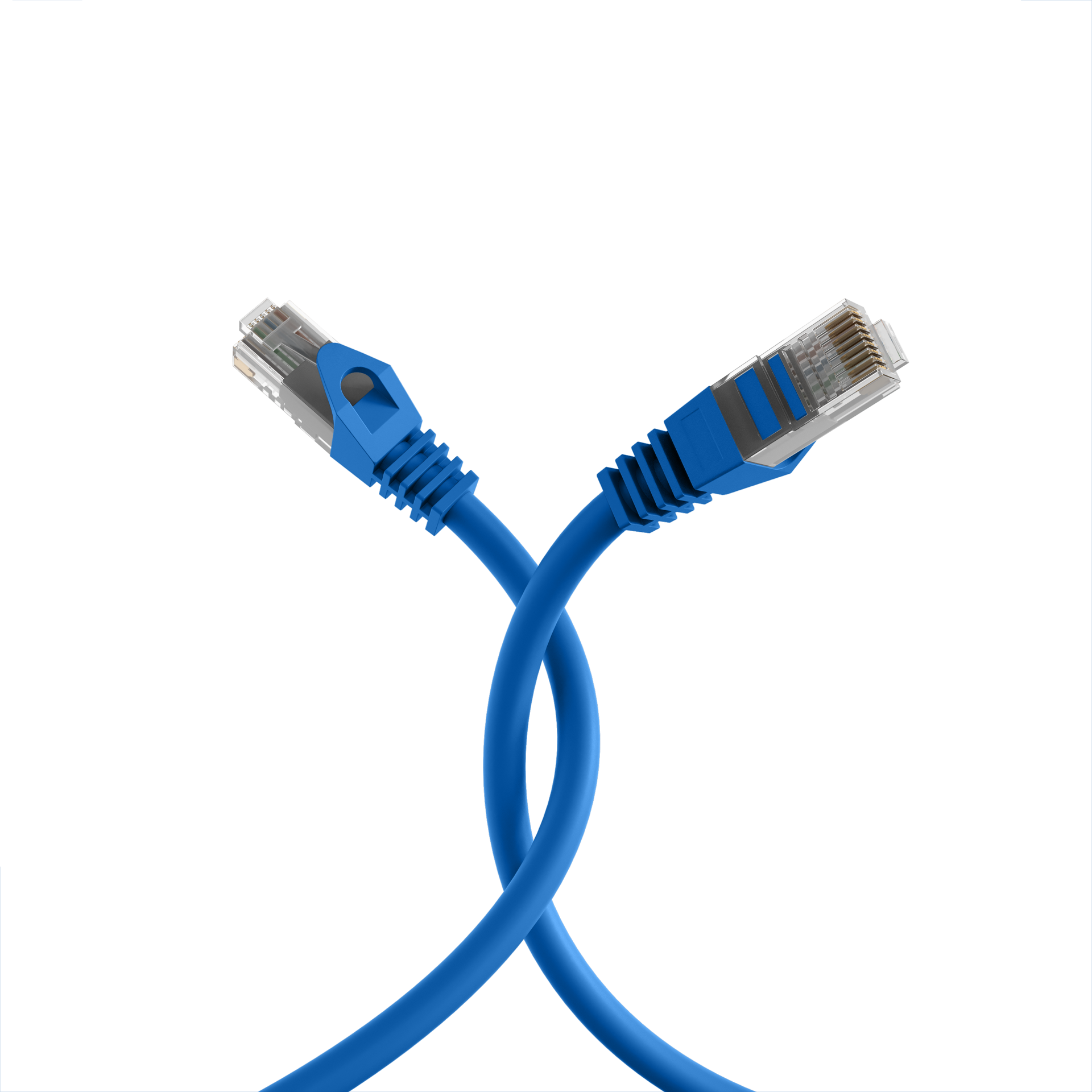 RJ45 Patch Cord Cat.5e U/UTP LSZH CCA AWG24/7 blue 10m