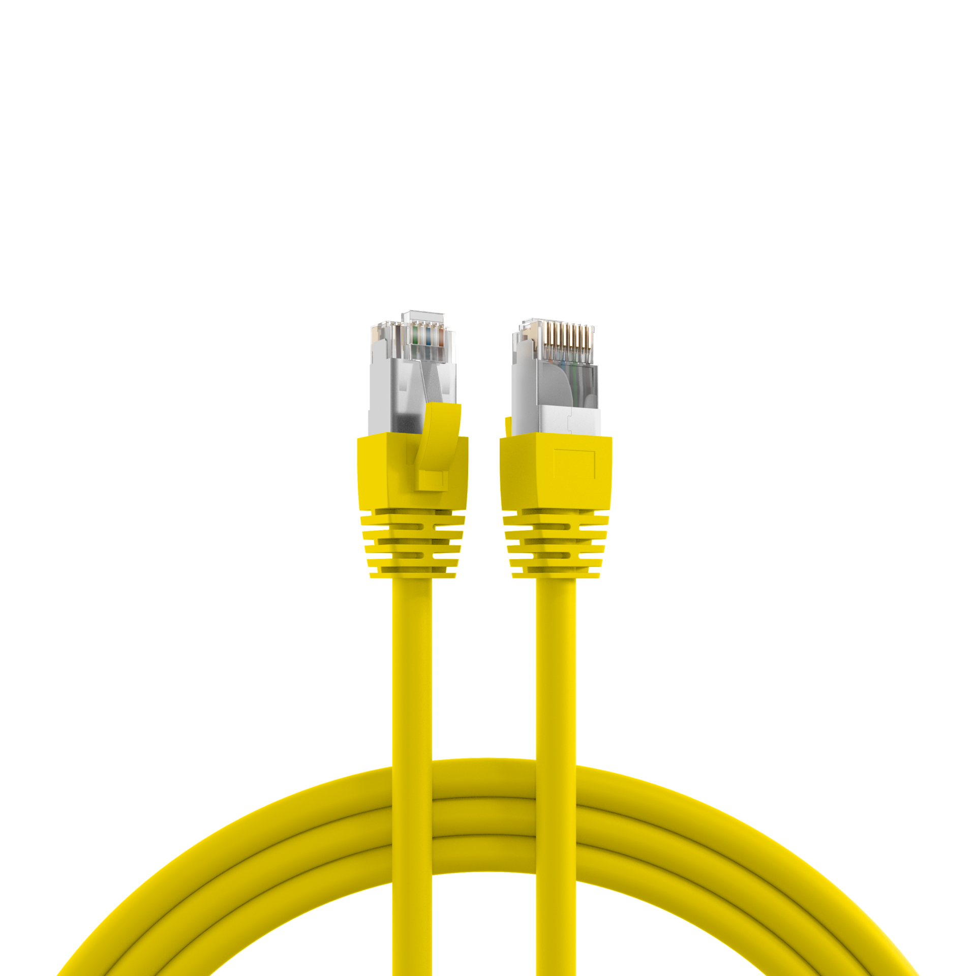 RJ45 Patch Cord Cat.8.1 S/FTP LSZH BC yellow 2m