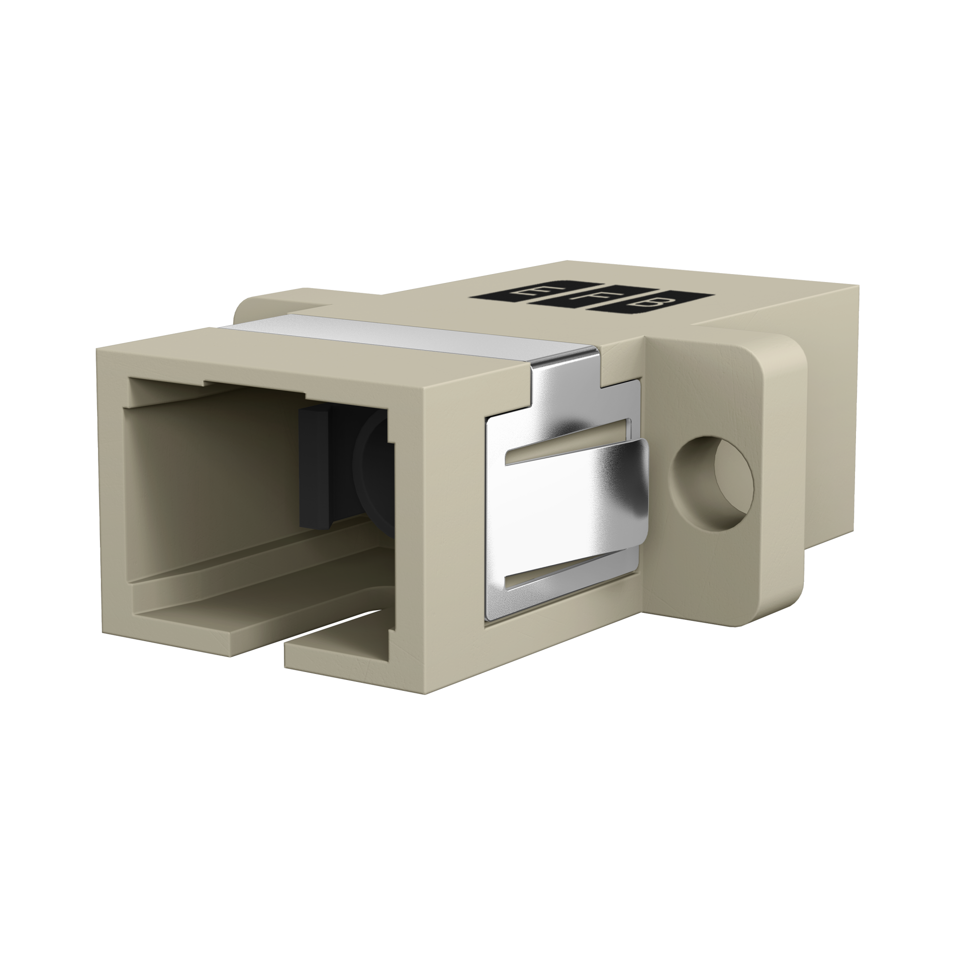 Adapter  SC Simplex OM1-2 beige
