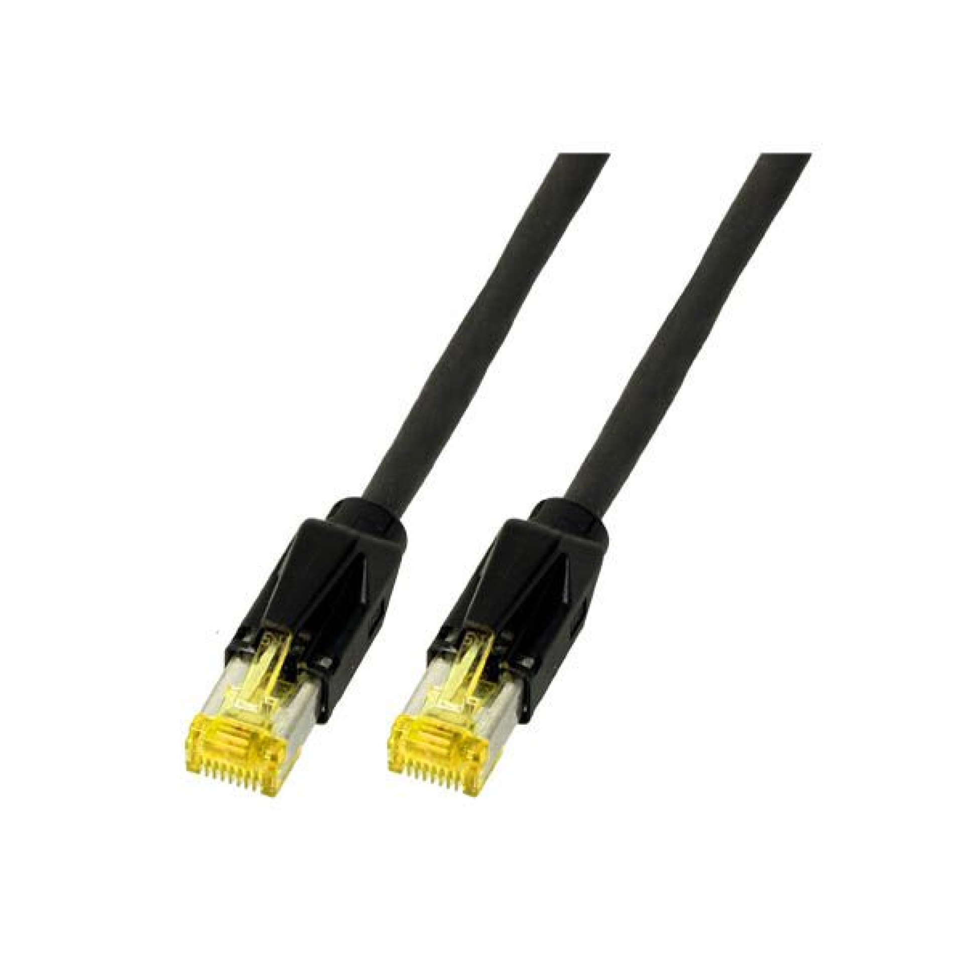 RJ45 Patch Cord Cat.6A S/FTP LSZH Dätwyler 7702 TM31 black 1,5m