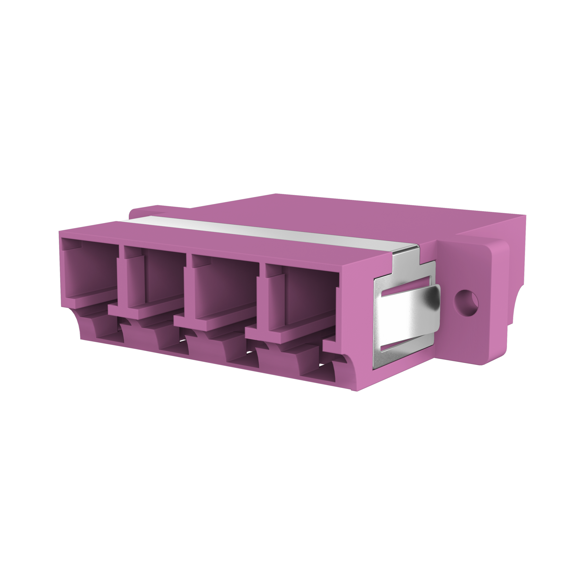 Adapter  LC Quad OM4 erica violet 