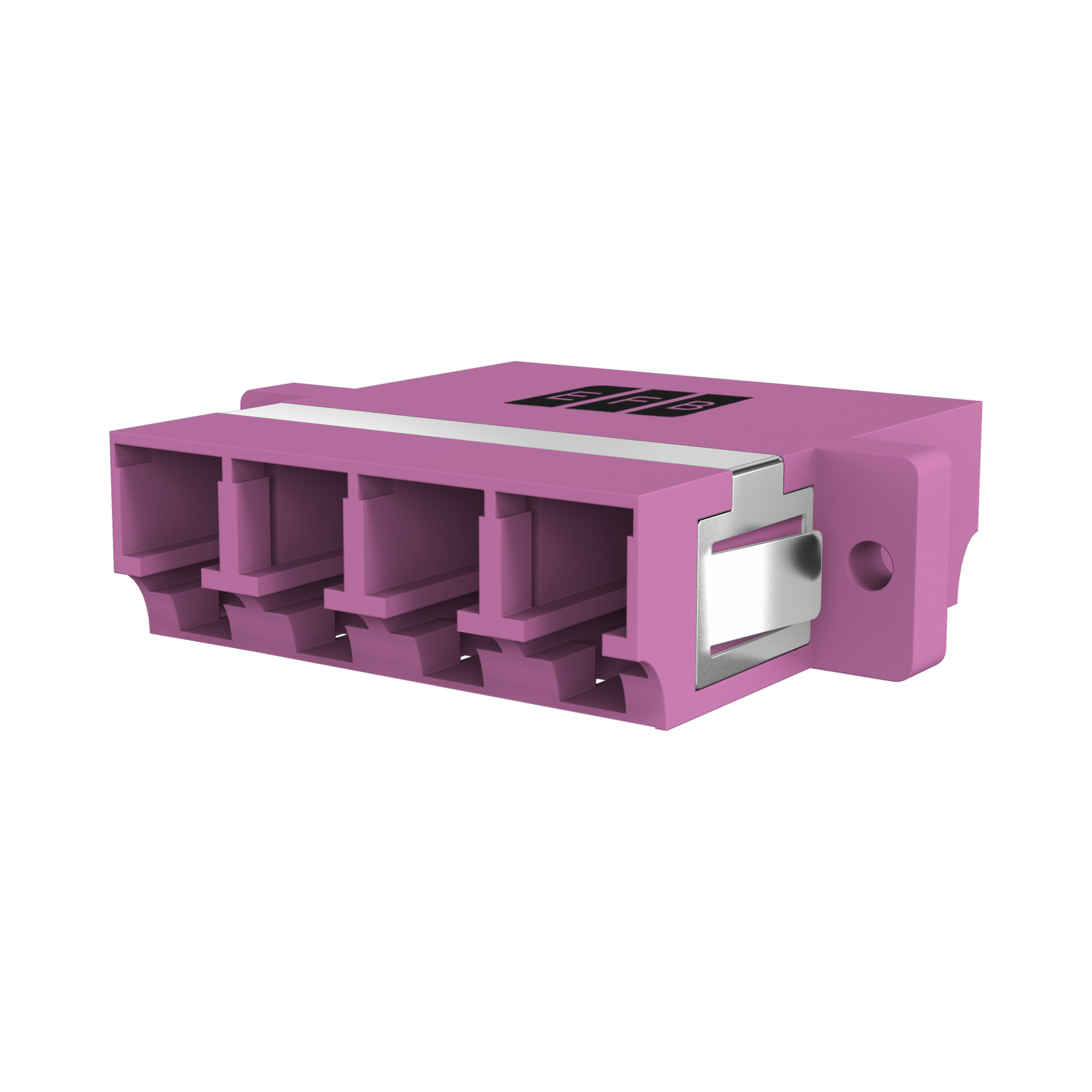 Adapter  LC Quad OM4 erica violet
