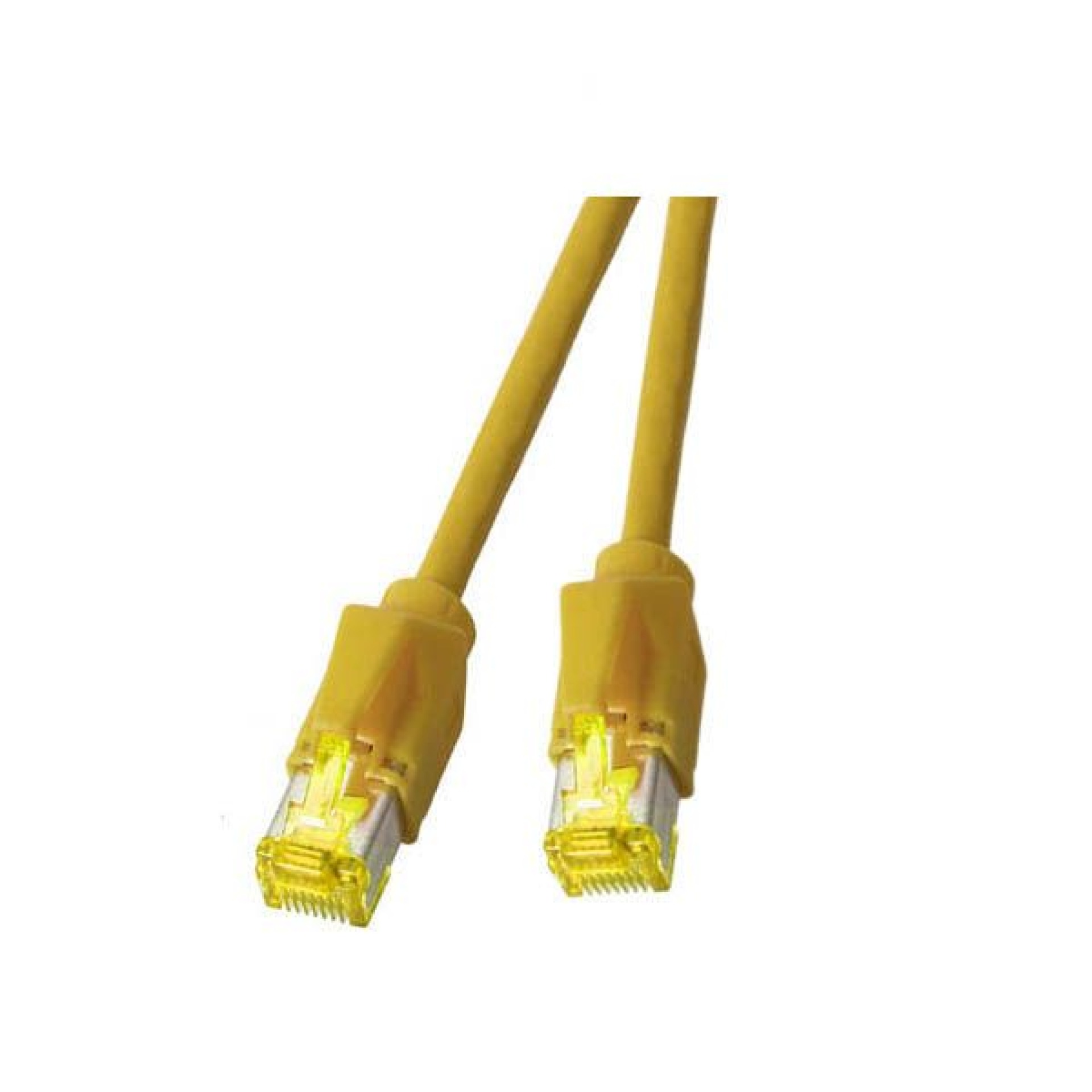 RJ45 Patch cable S/FTP, Cat.6A, TM31, Dätwyler 7702, 1m, yellow