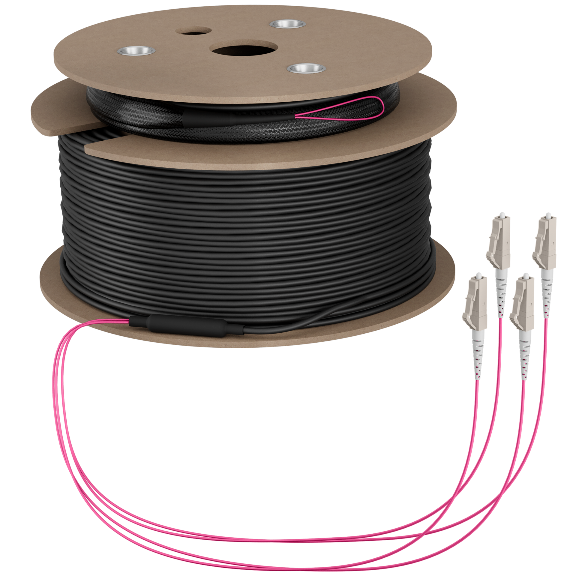 Trunk cable U-DQ(ZN)BH OM4 4G (1x4) LC-LC,110m Dca LSZH