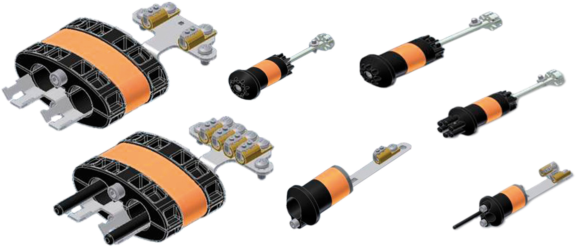 accessories cableinsertion ov 4x10mm opening, 5-10mm