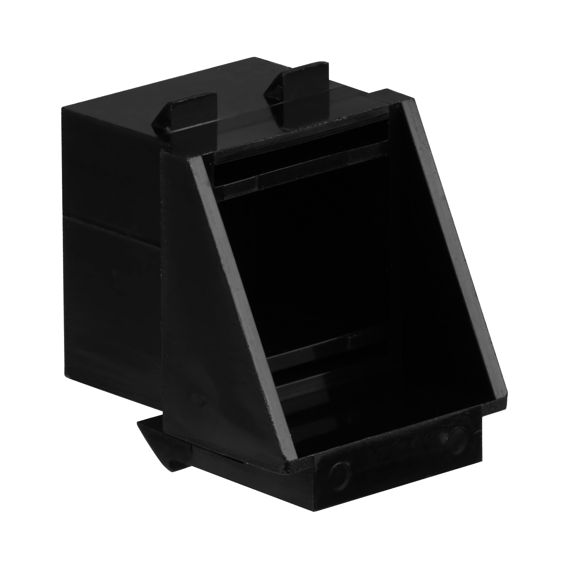 Blind insert RJ45 black RAL9011, for Keystone eruptions, PU 100