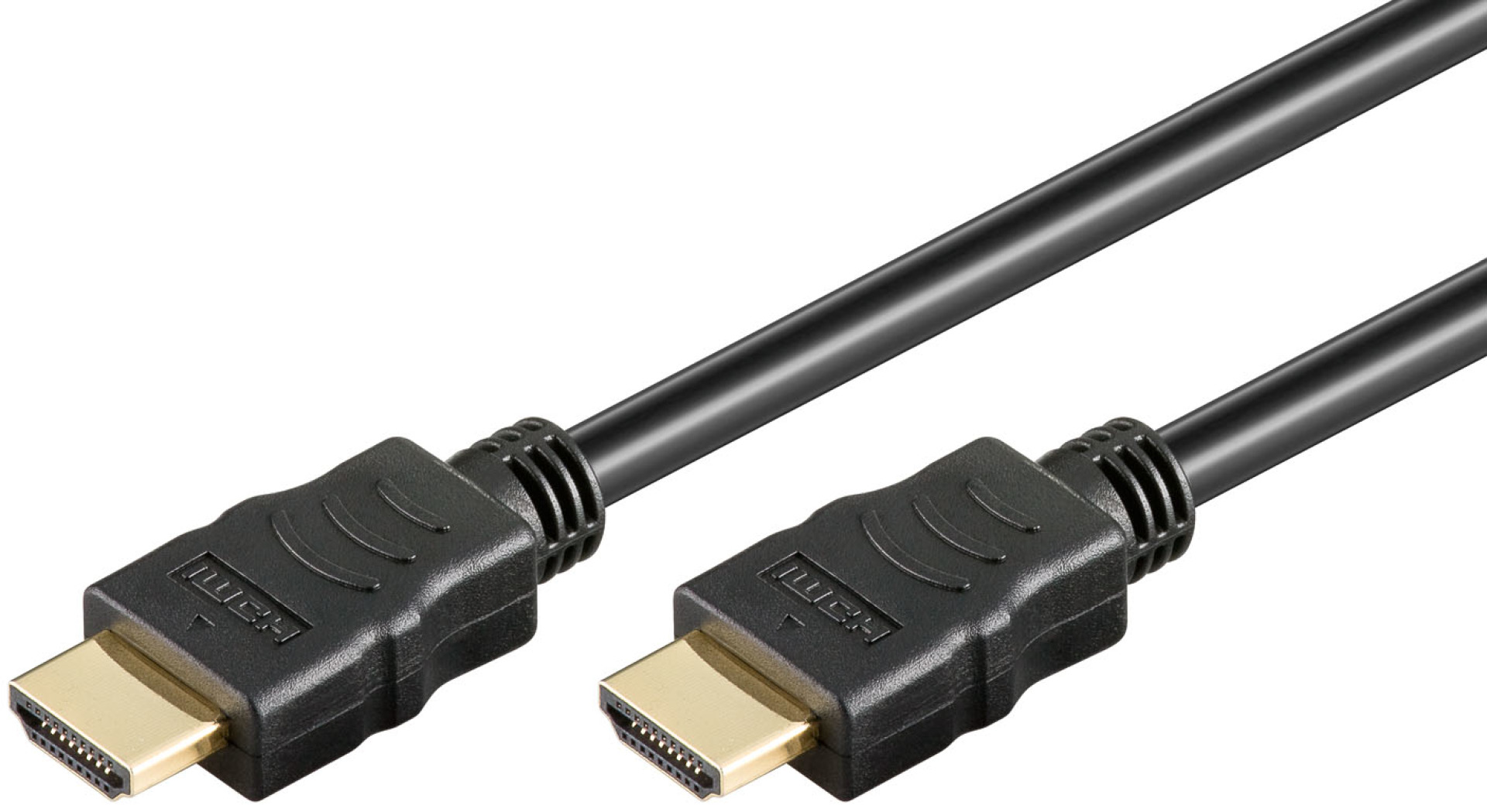 HDMI Kabel High Speed with Ethernet, black, 0,5 m