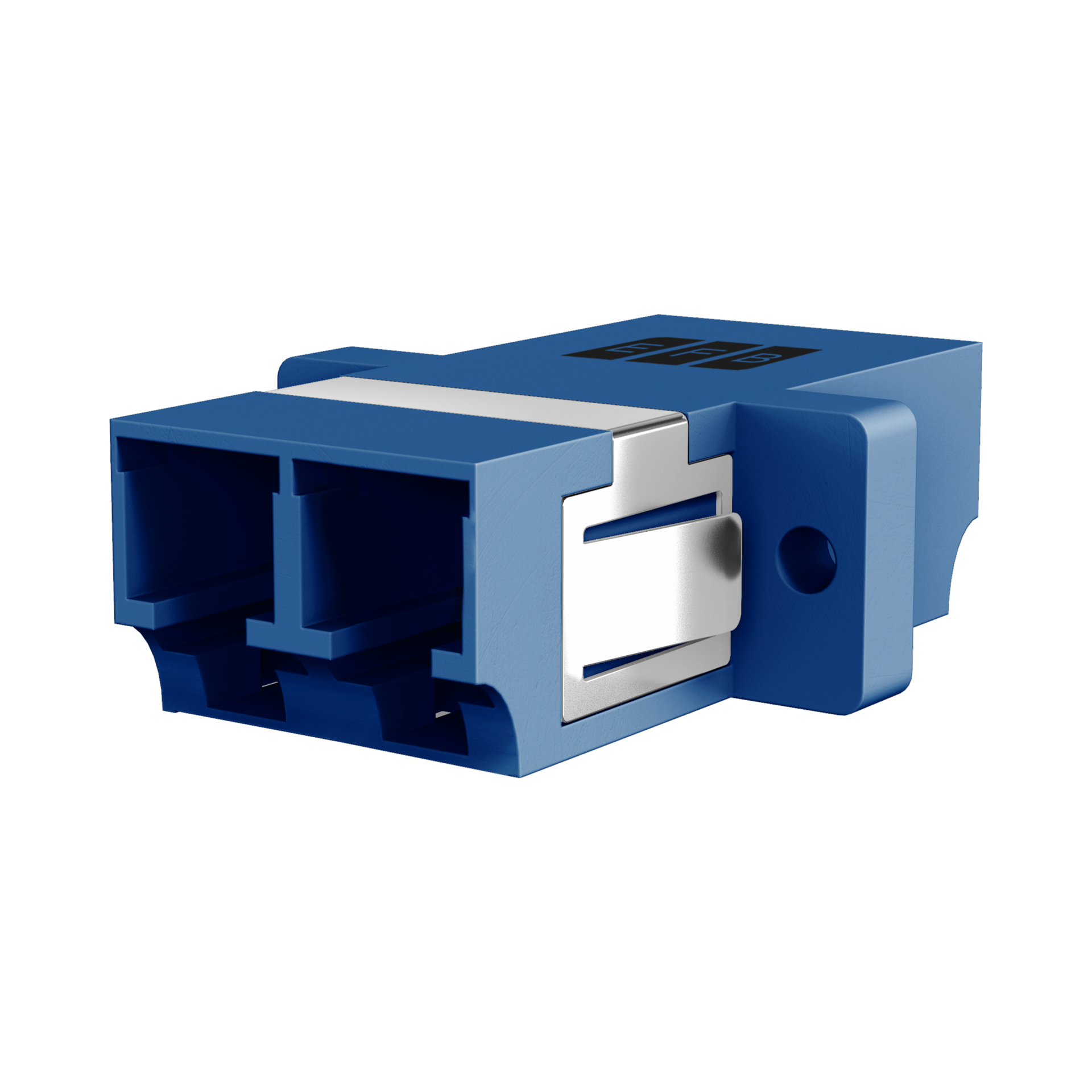 Adapter  LC Duplex OS2 blue