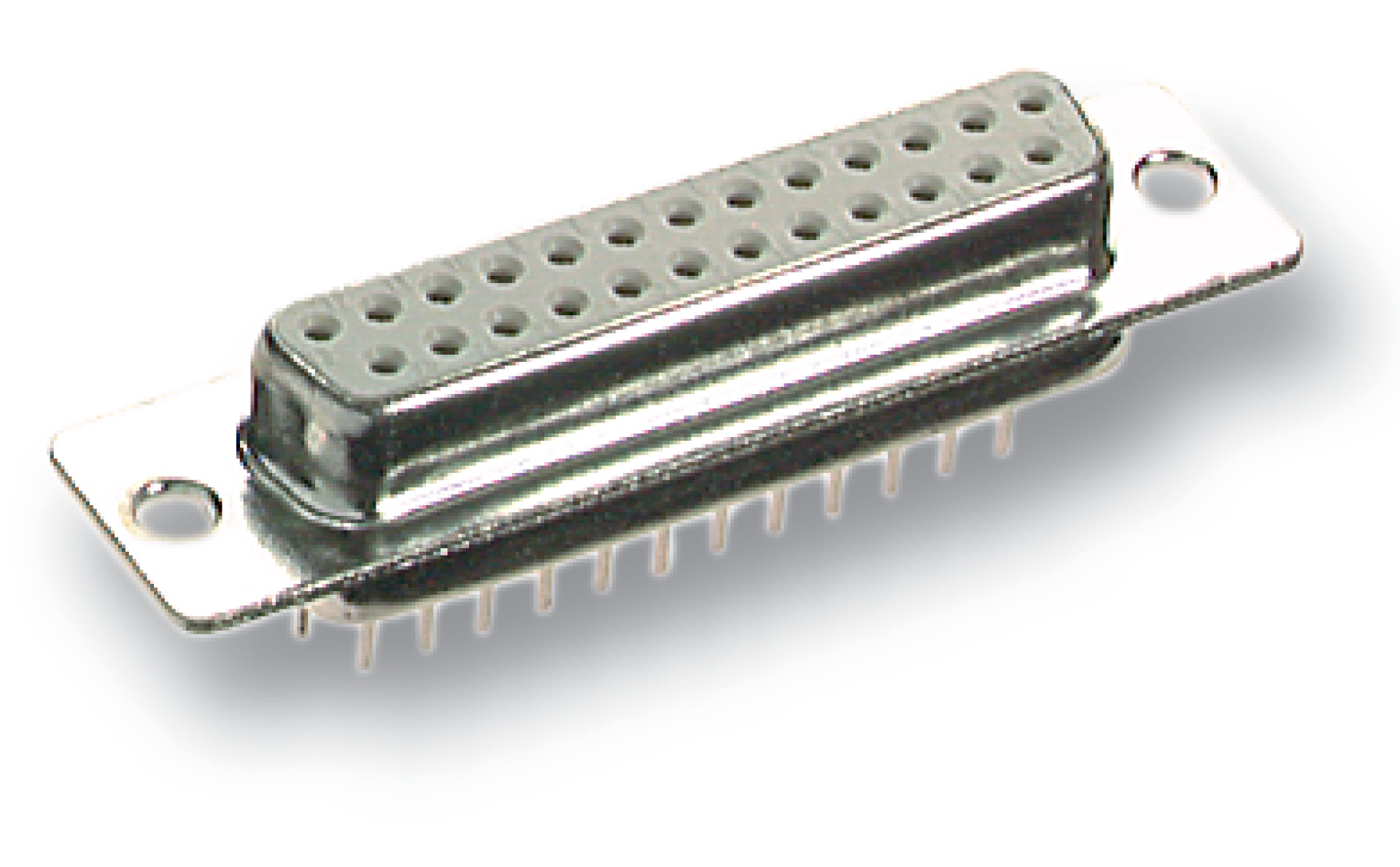 Dsub Jack for Print mounting EDF 09 PP, 09-pole